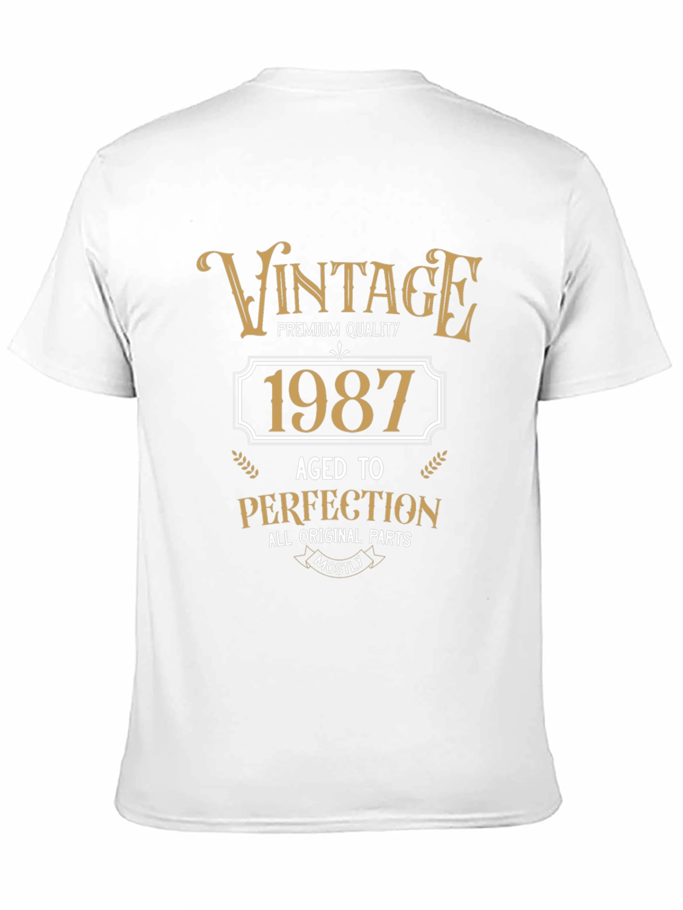 Black Vintage 1987 Aged to Perfection T-Shirt view 11