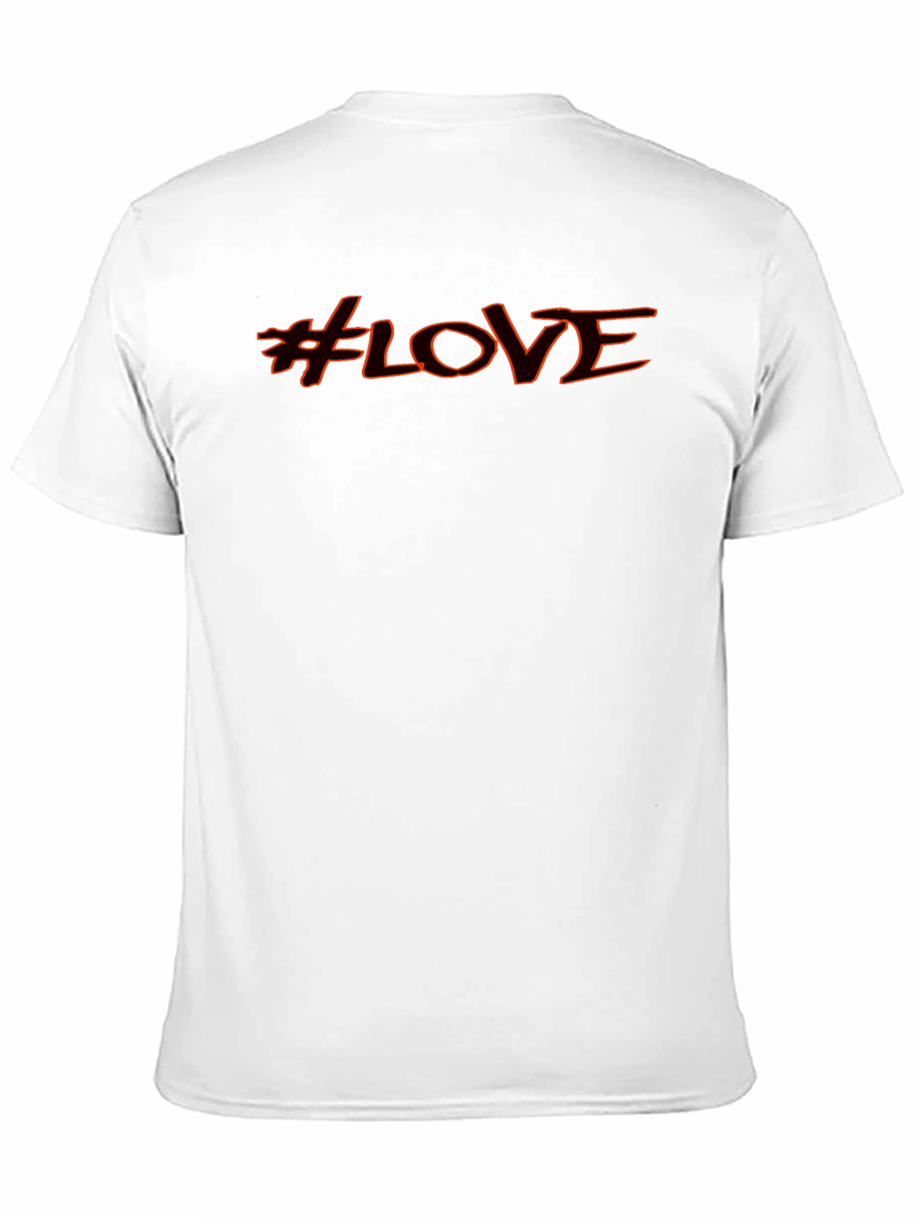 Black #LOVE Graphic T-Shirt - Casual Black Tee view 11