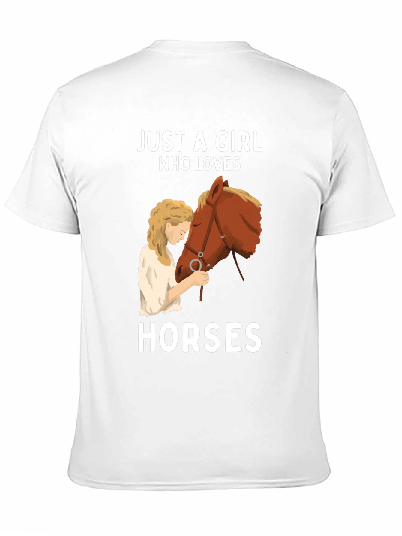 Black Girl Who Loves Horses T-Shirt view 11