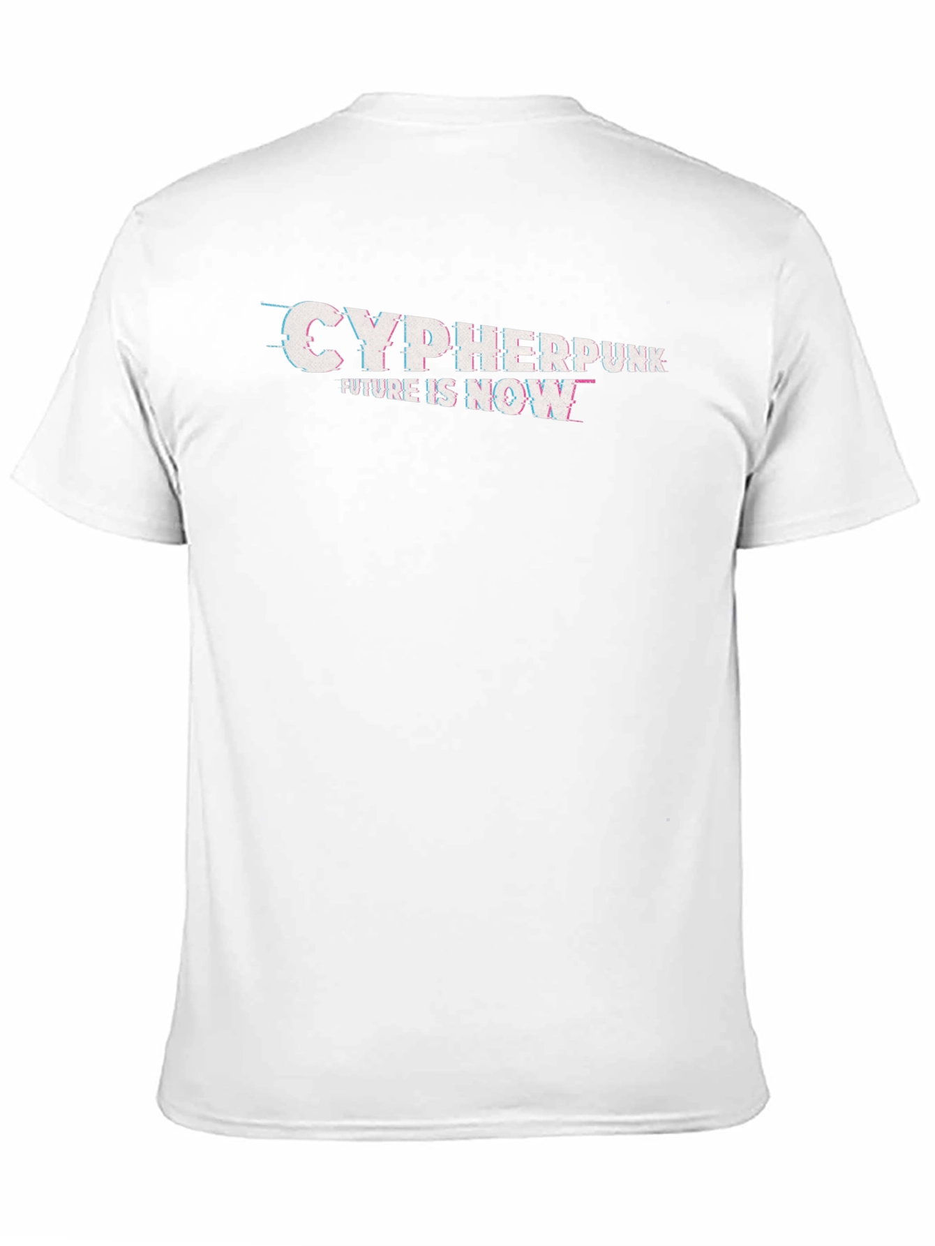 Black Cyberpunk Future is Now Graphic T-Shirt view 11