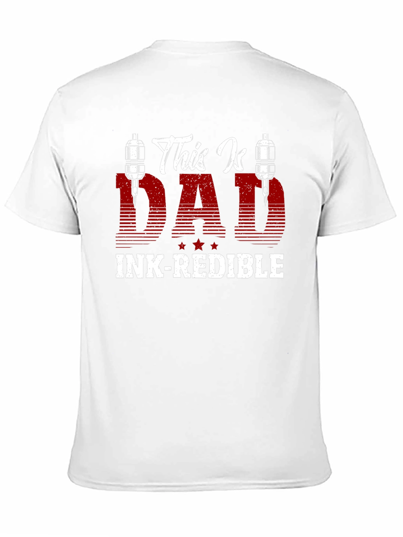 Black Ink-redible Dad T-Shirt view 11