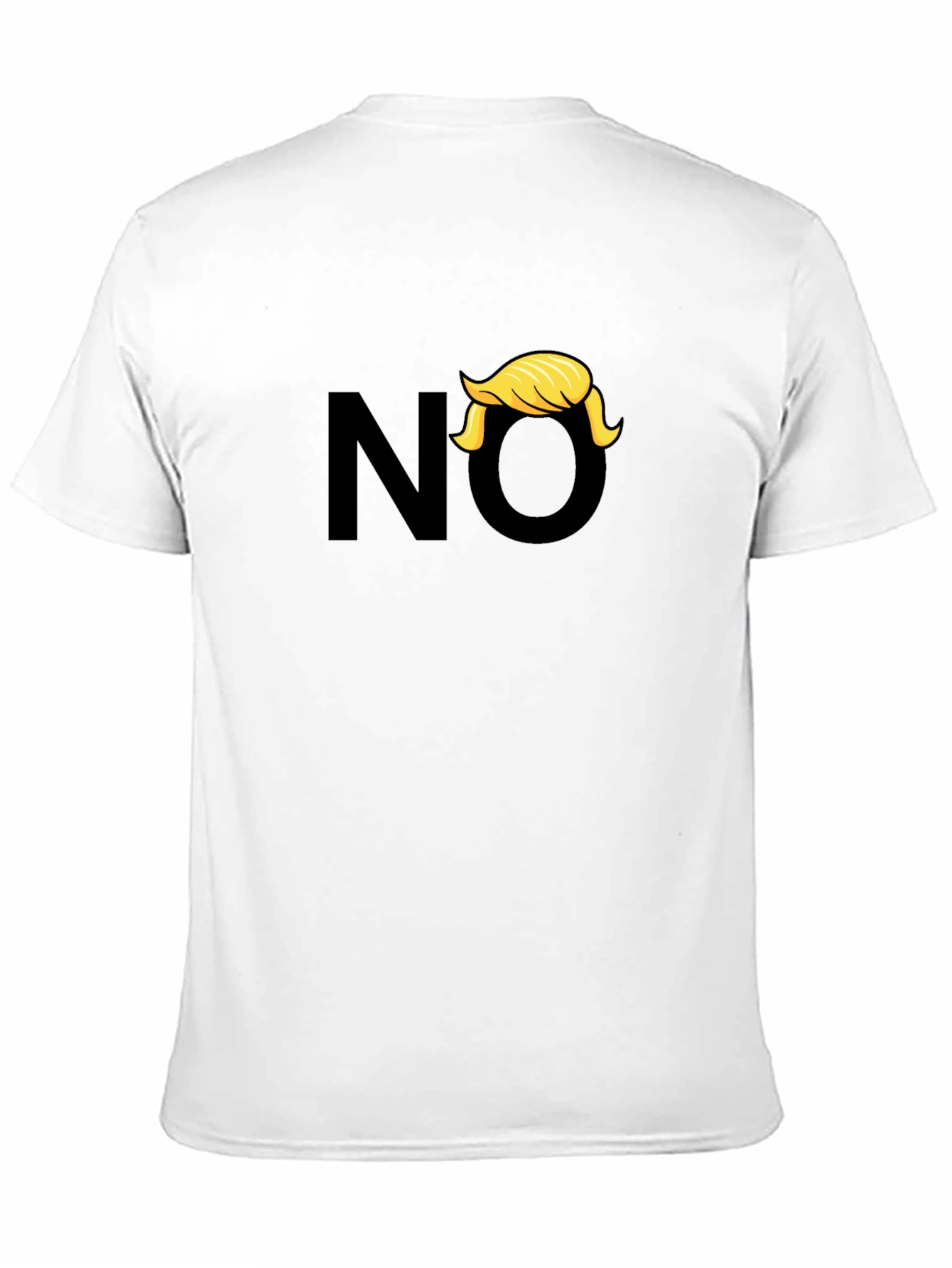 Black No Trump Graphic Tee - Anti-Trump Humor T-Shirt view 11