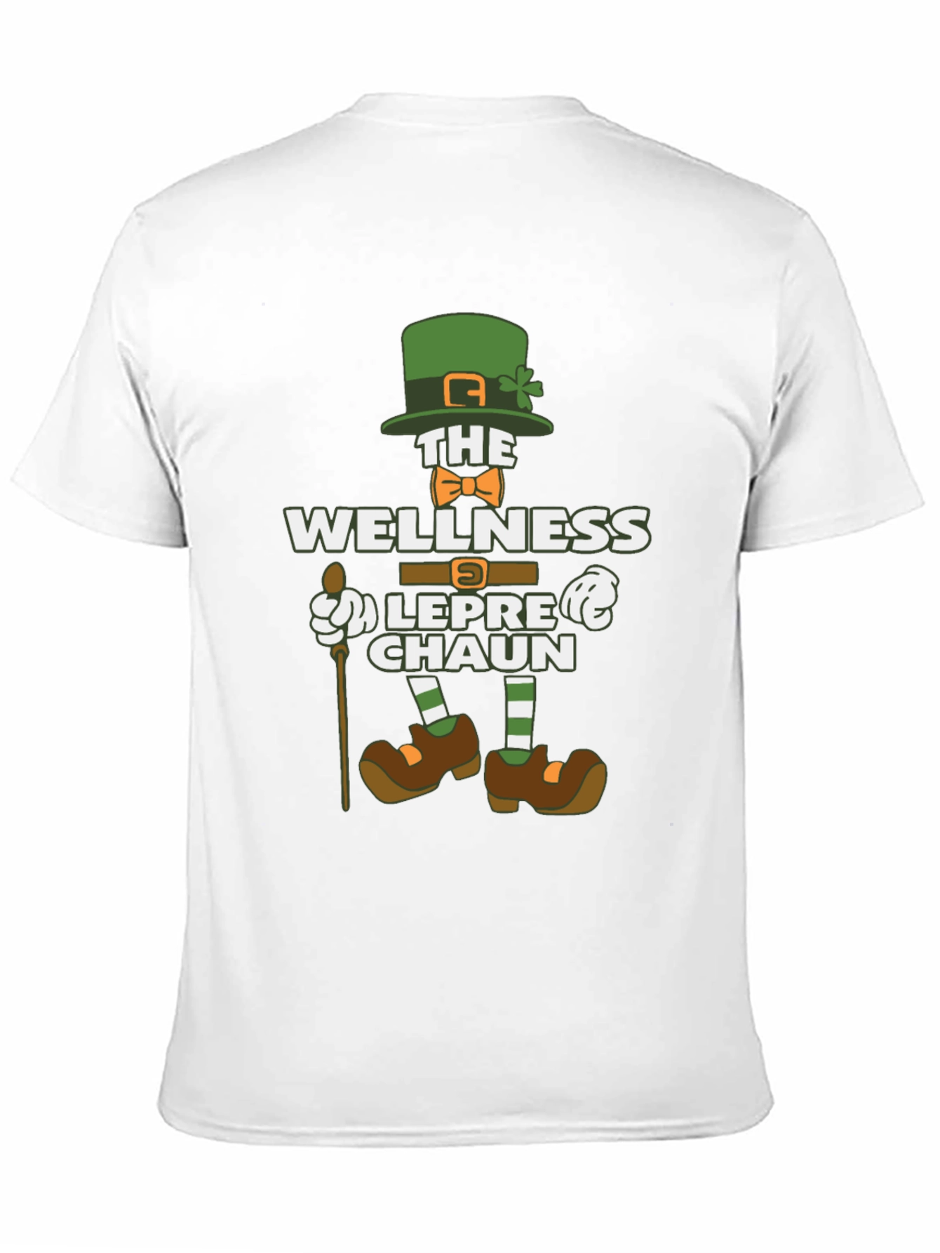 Black Wellness Leprechaun Graphic Tee - St. Patrick's Day Shirt view 11