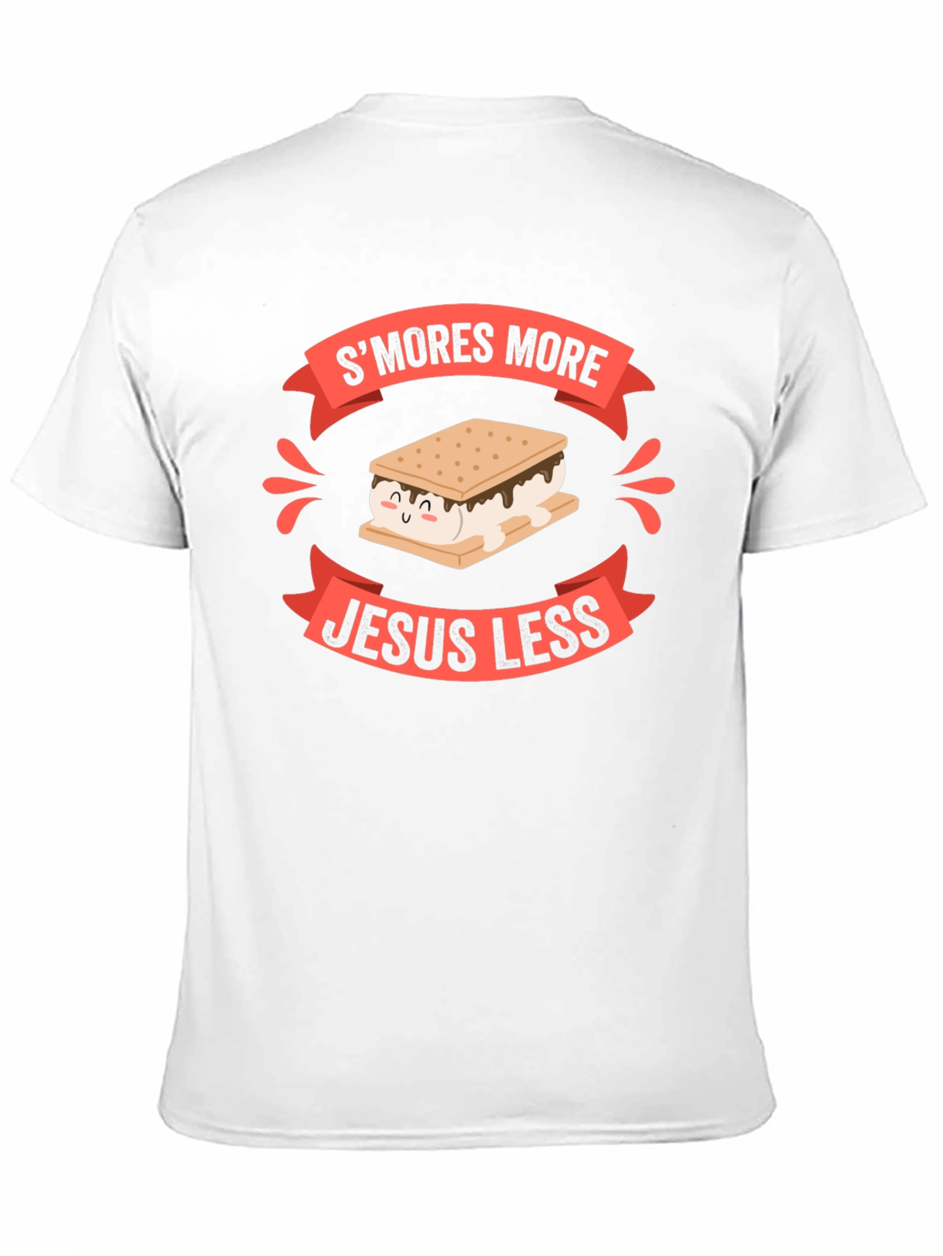 Black S'mores More Jesus Less Graphic T-Shirt view 11