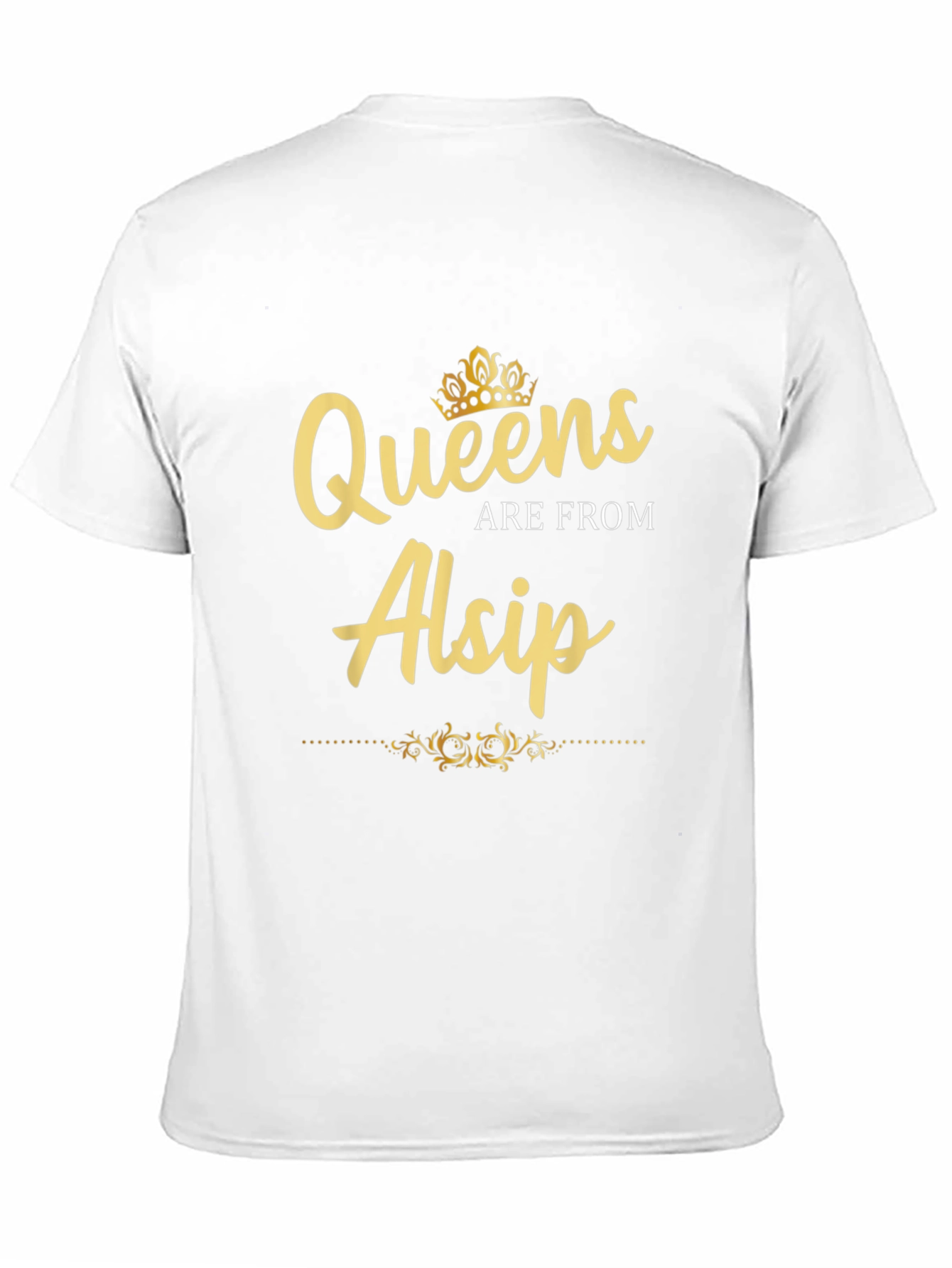 Black Queens Are From Alsip - Novelty Graphic T-Shirt view 11