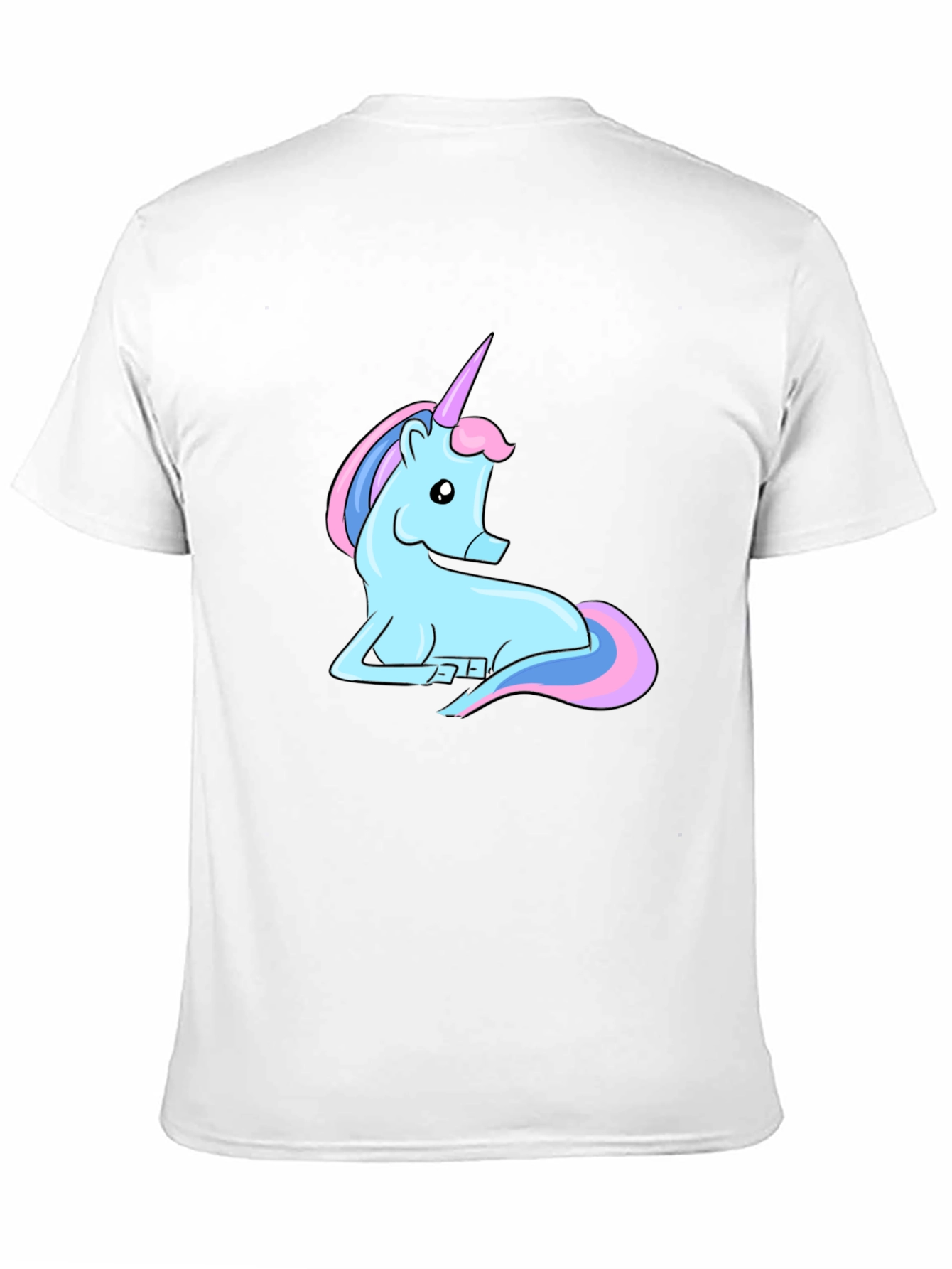 Black Unicorn Graphic Tee - Black Cotton Blend view 11