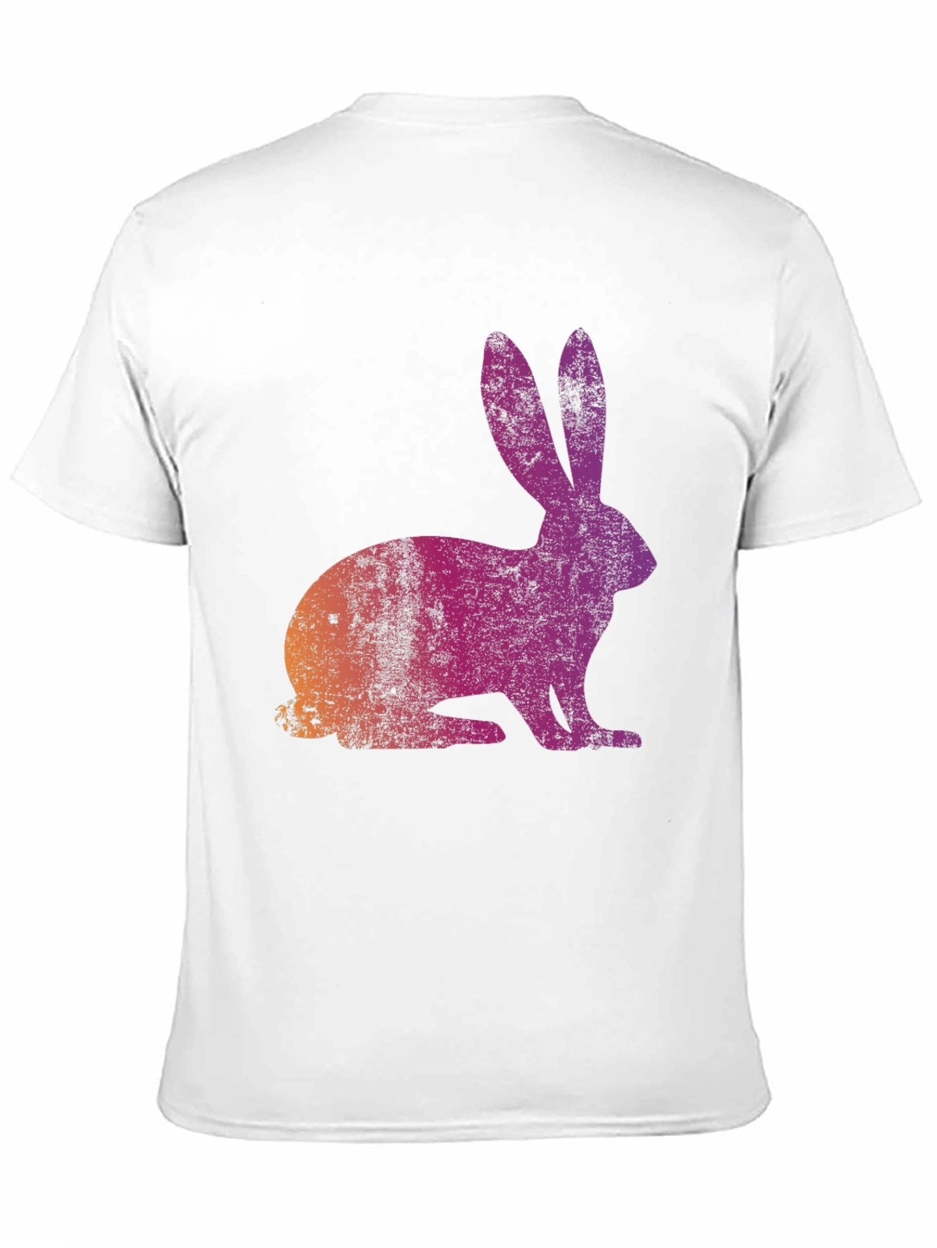Black Retro Rabbit Graphic Tee view 11