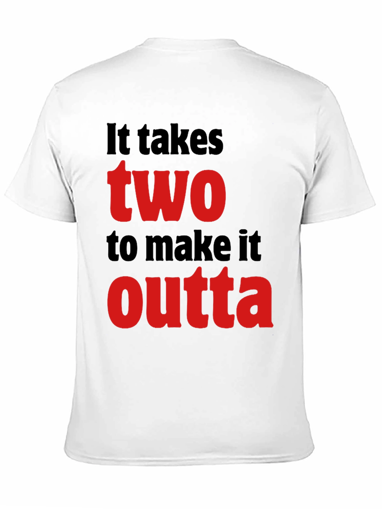 Black It Takes Two T-Shirt - Stylish Graphic Tee view 11