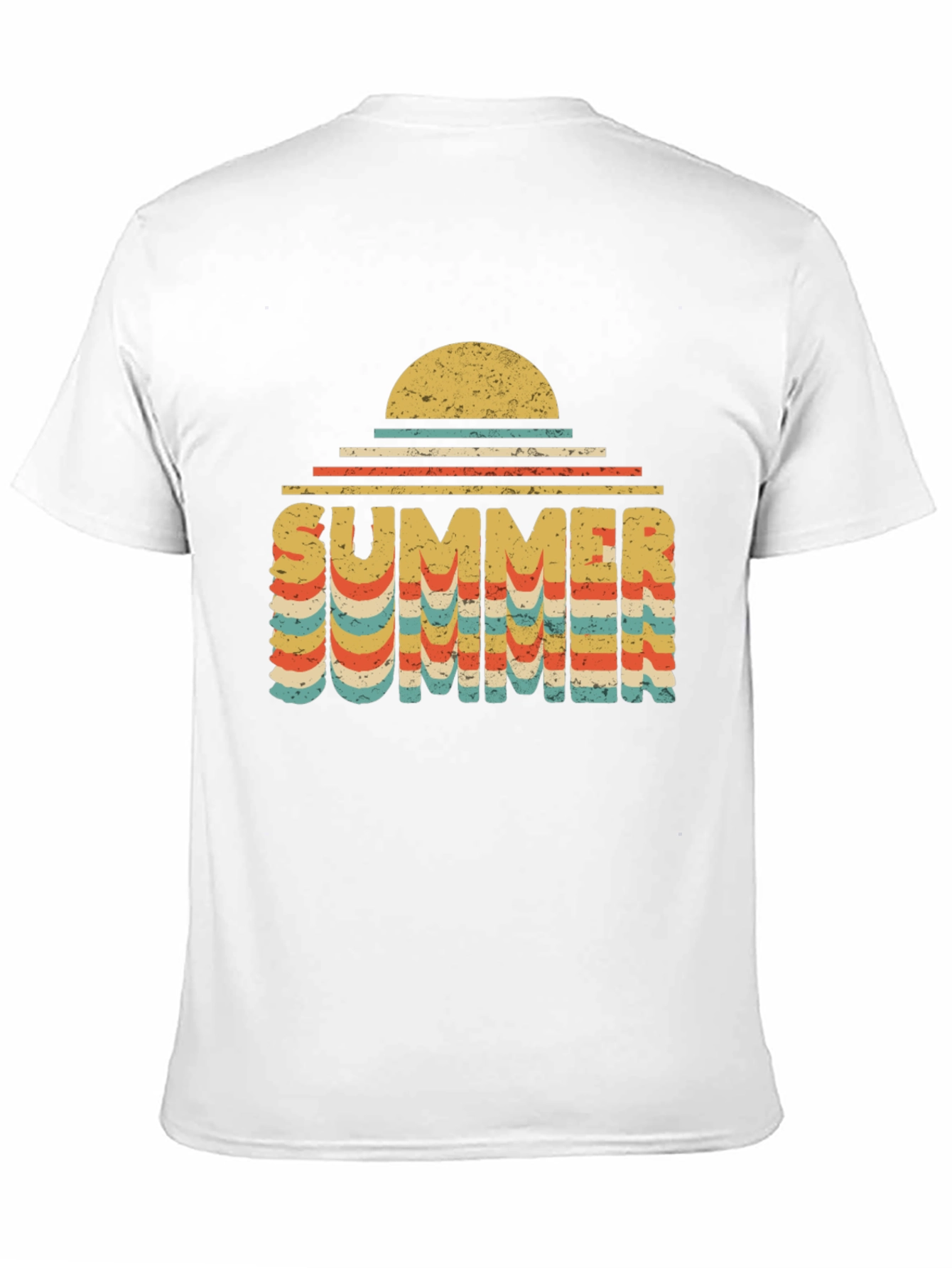 Black Retro Summer T-Shirt view 11