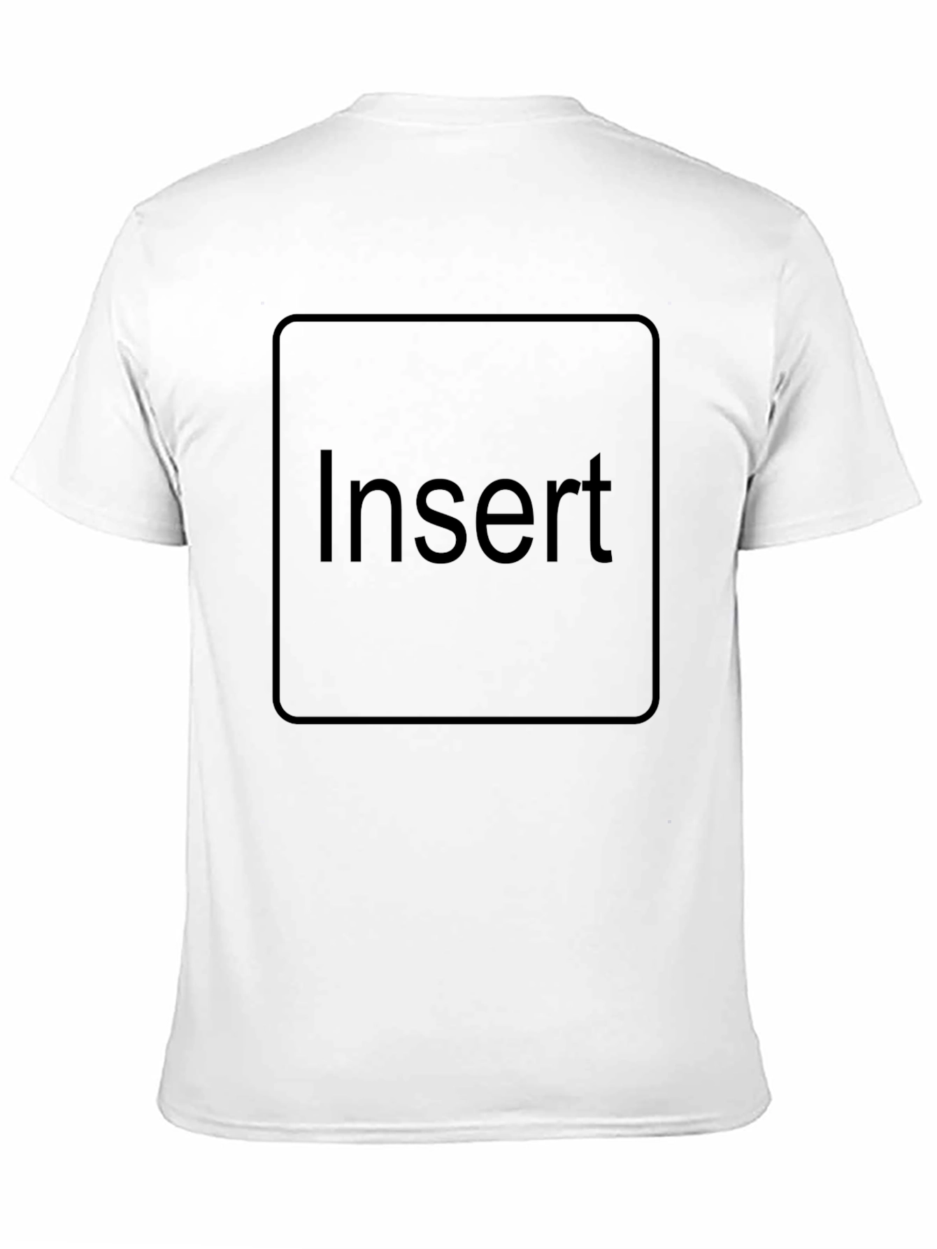 Black Insert Graphic Black T-Shirt view 11