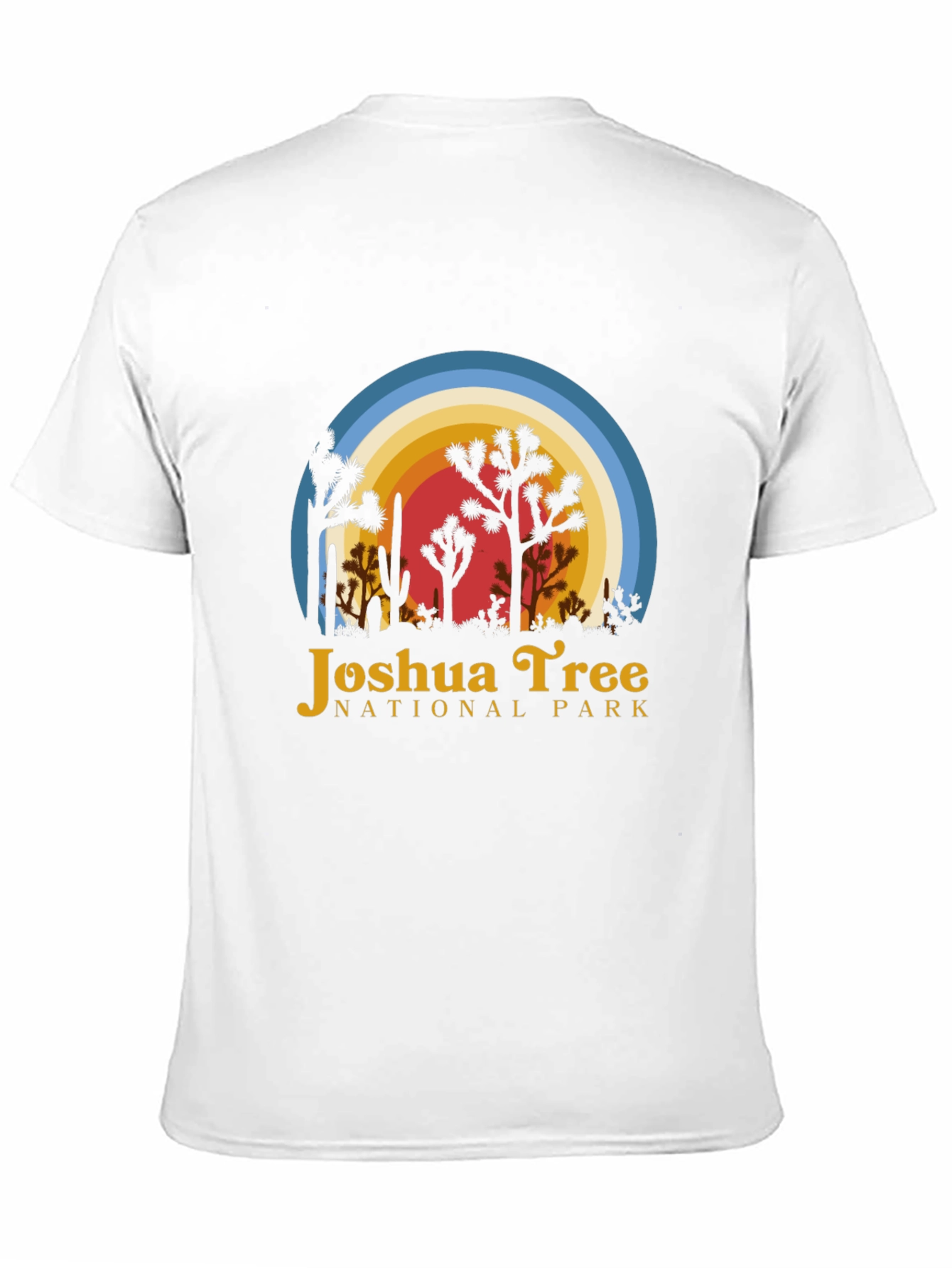 Black Joshua Tree National Park T-Shirt view 11