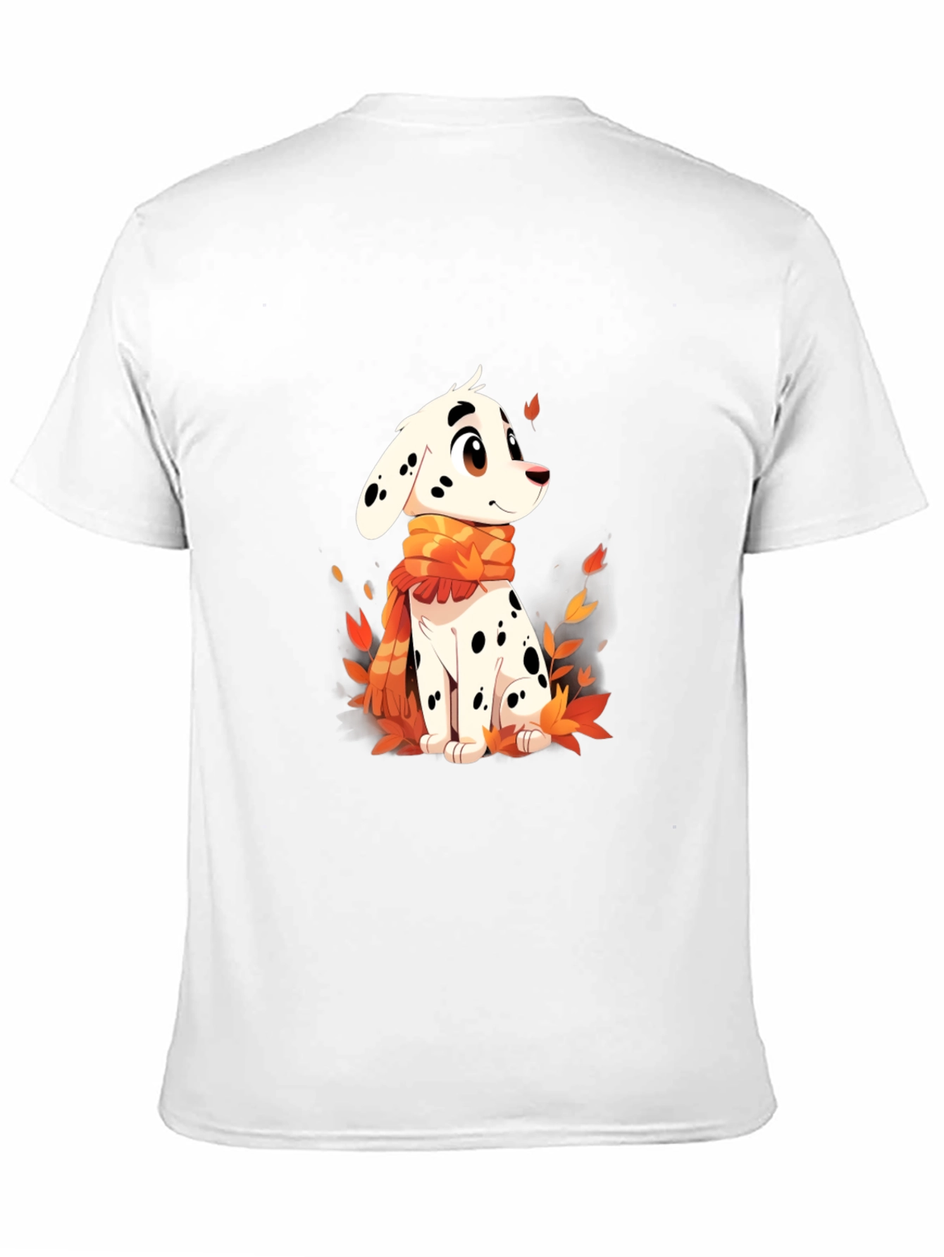 Black Dalmatian Puppy T-Shirt - Cute Cartoon Dog view 11