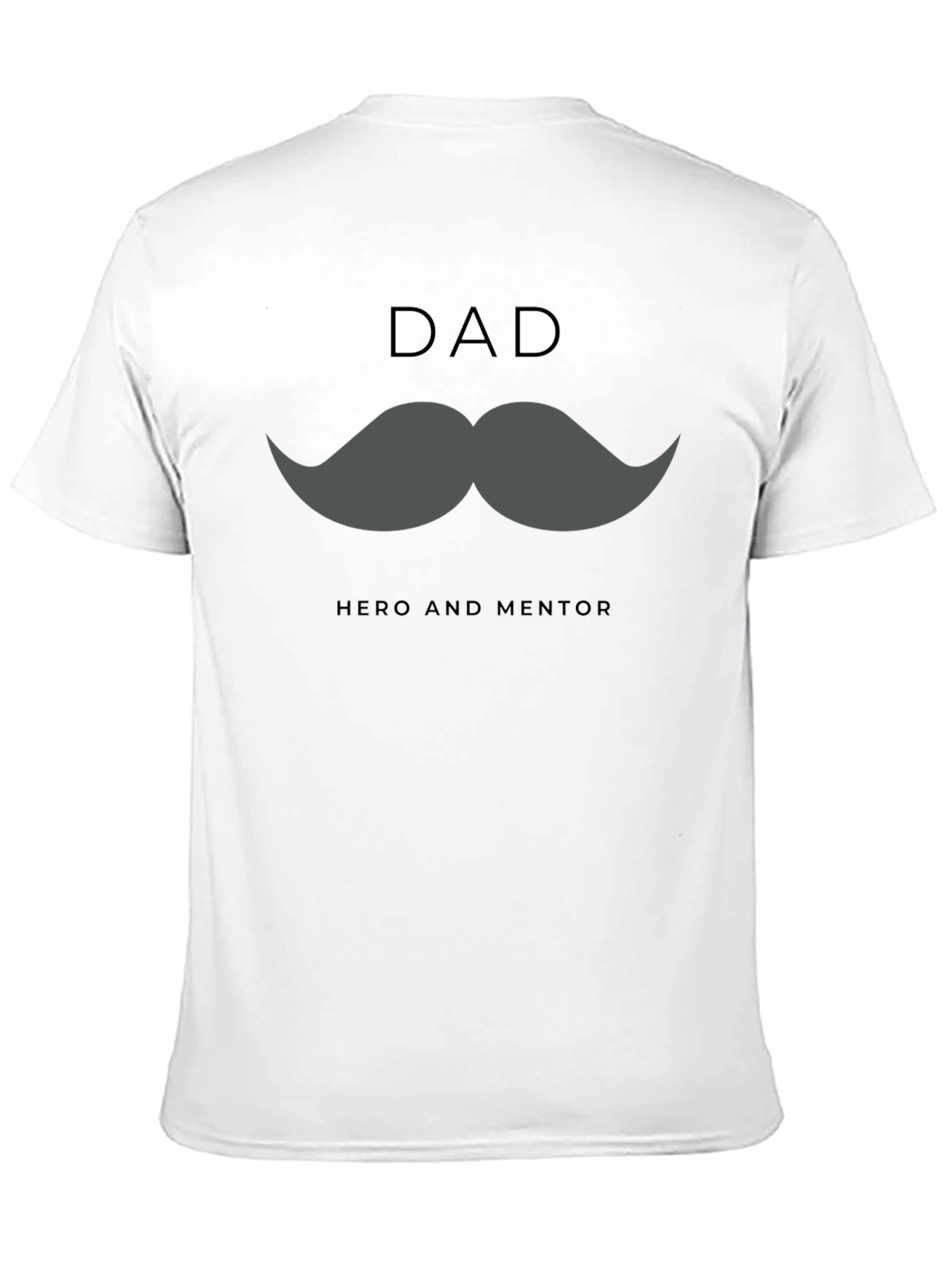 Black Dad Hero & Mentor Graphic T-Shirt - Black view 11