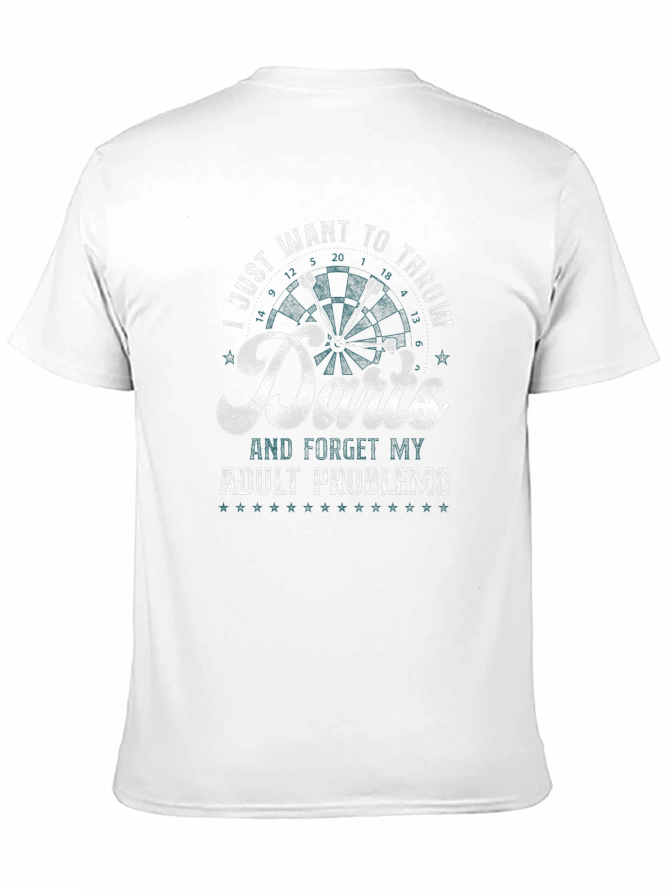 Darts Adult Problems Graphic Tee - 11