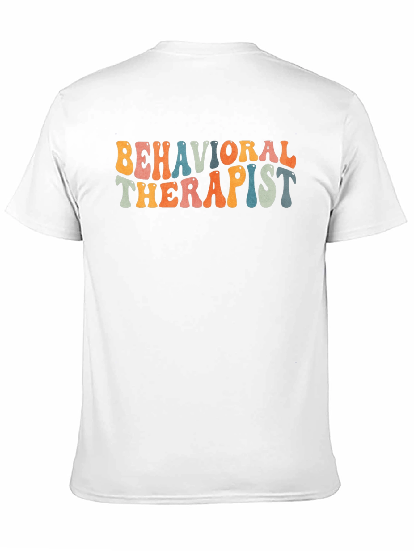 Black Retro Behavioral Therapist T-Shirt Funny Gift view 11