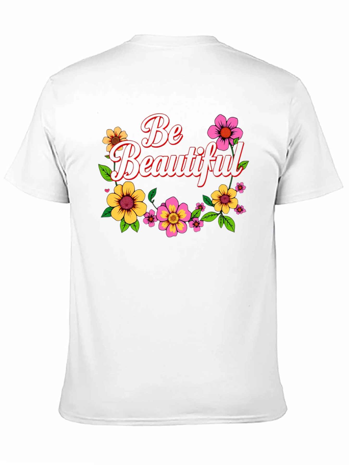 Black Be Beautiful Floral Graphic Black T-Shirt view 11