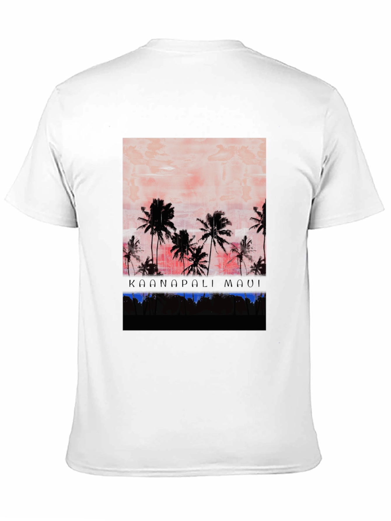 Black Kaanapali Maui Palm Tree Graphic Tee view 11