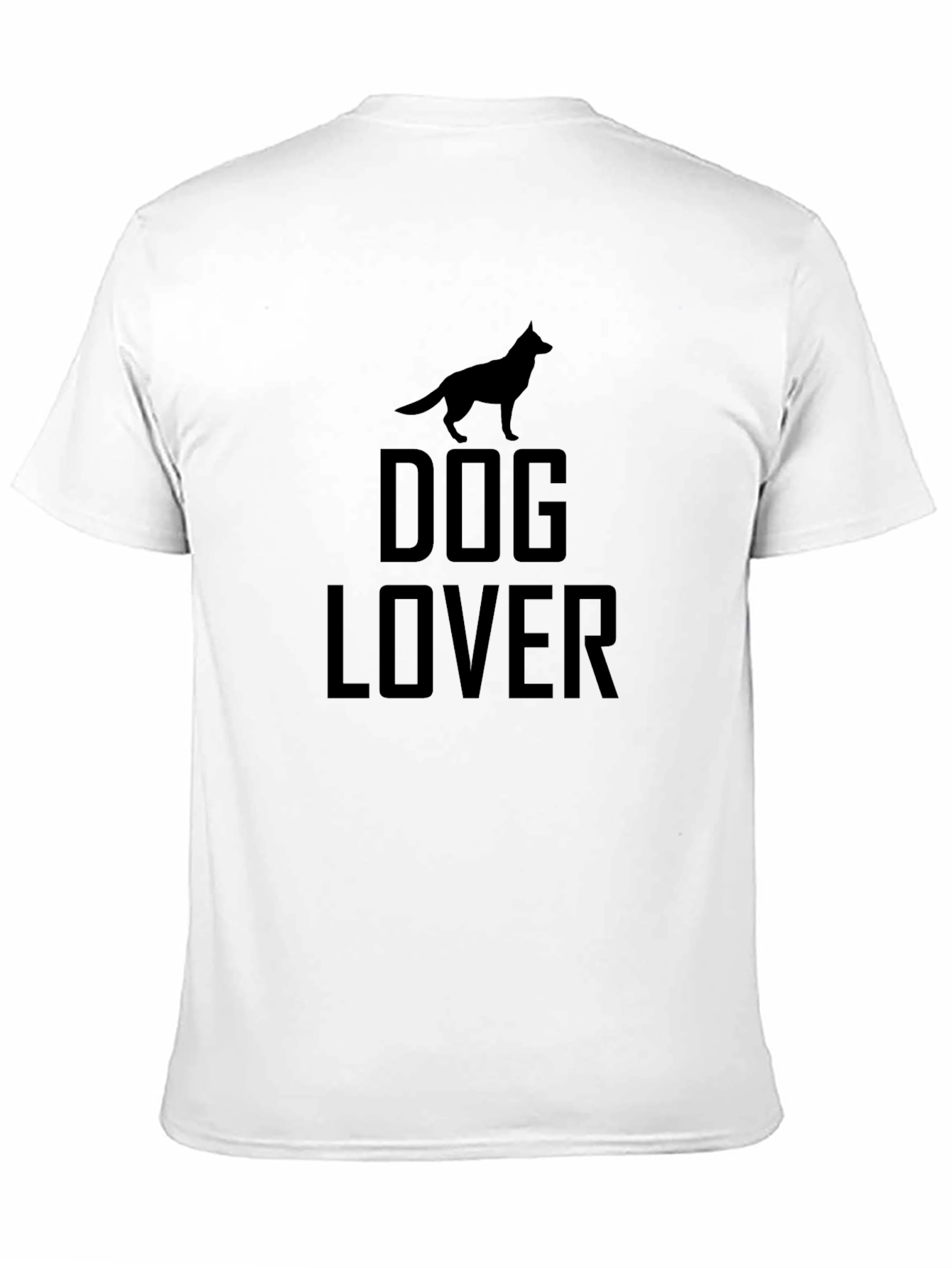 Black Dog Lover T-Shirt - Black Graphic Tee view 11