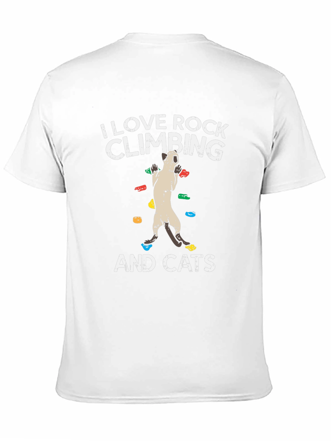 Black Rock Climbing & Cats Graphic T-Shirt view 11