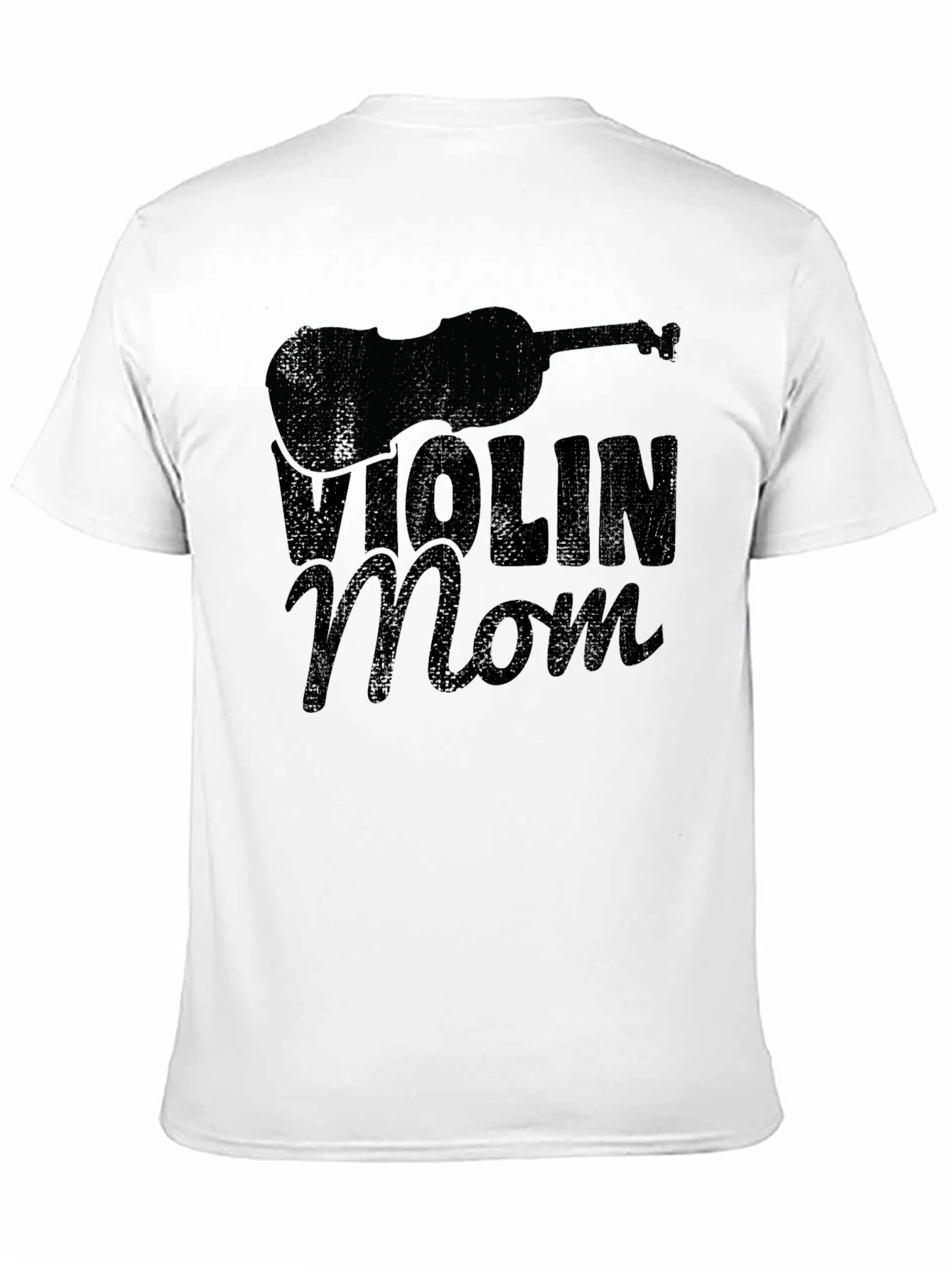 Black Violin Mom T-Shirt - Black view 11