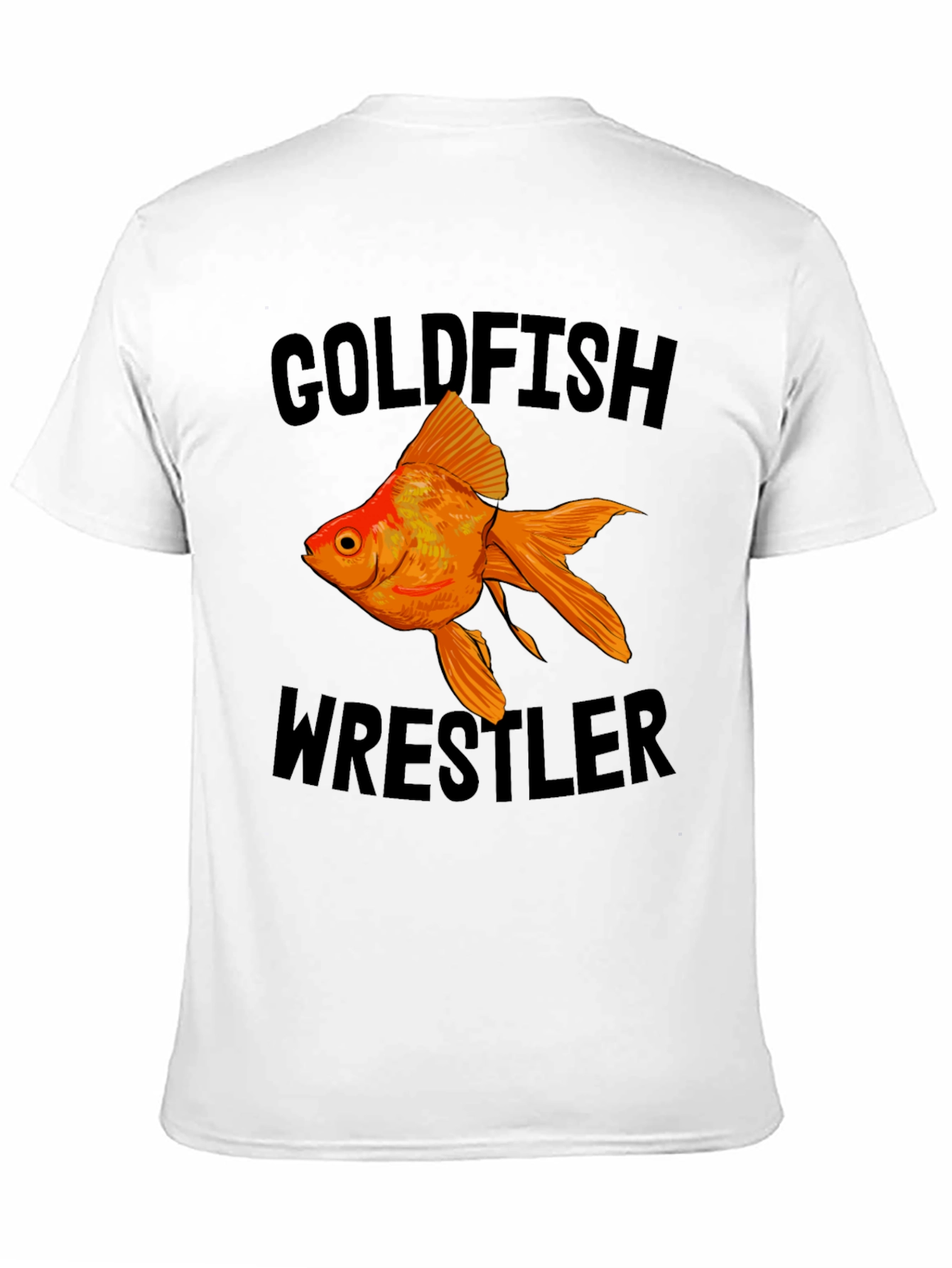 Black Goldfish Wrestler Graphic Tee view 11