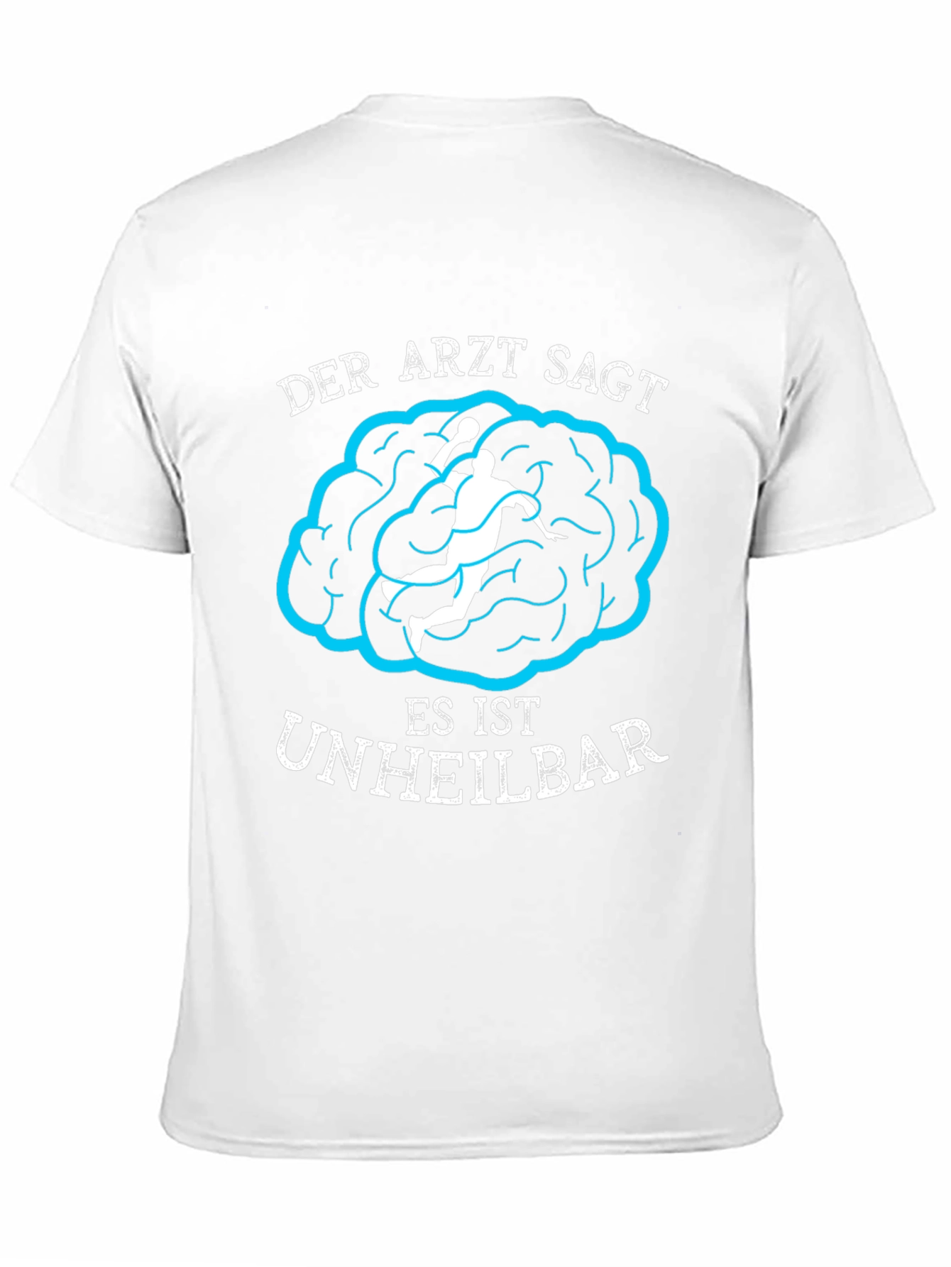 Black Handball Brain T-Shirt - Arzt Sagt Unheilbar view 11
