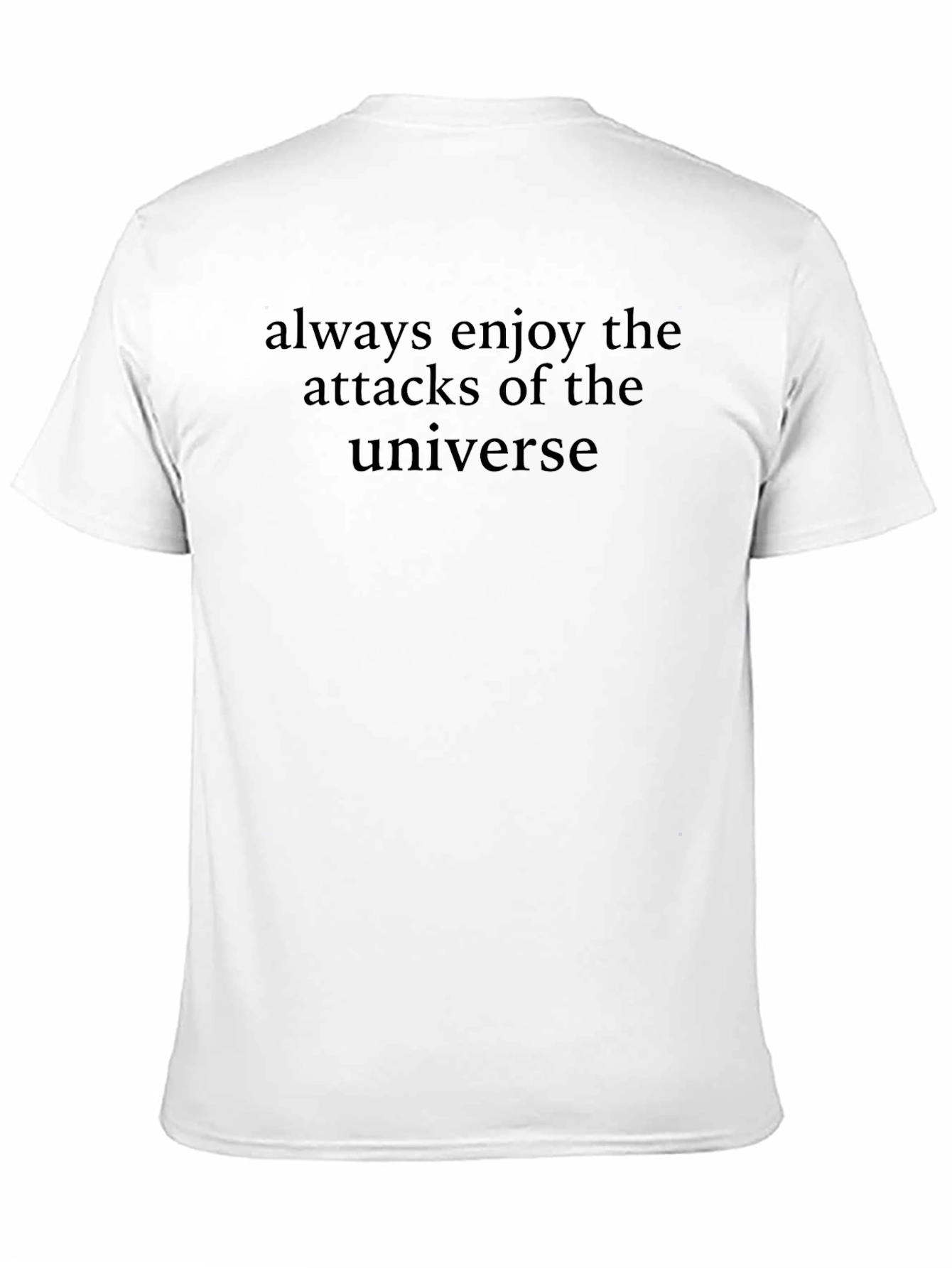 Black Enjoy the Universe Graphic T-Shirt view 11