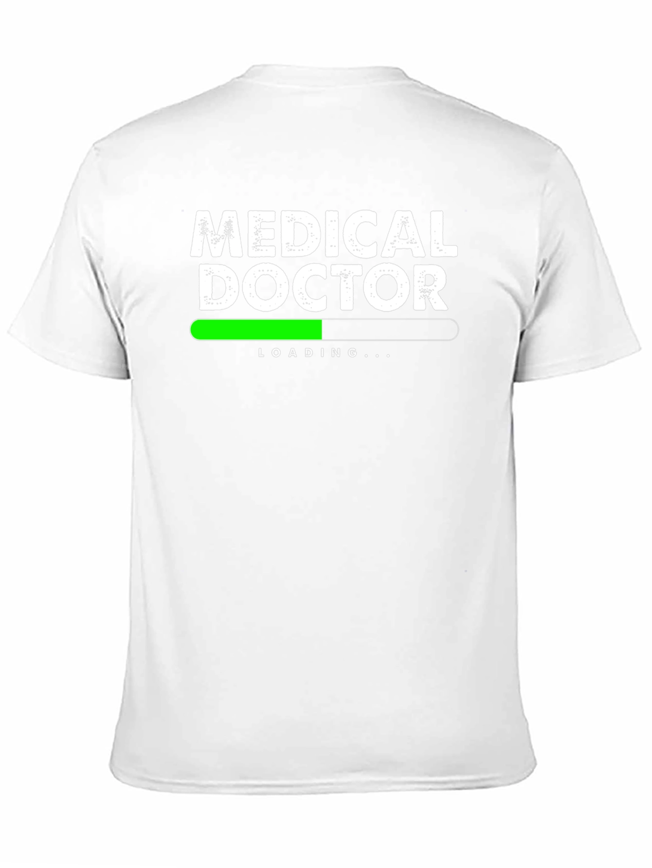 Black Medical Doctor Loading Black T-Shirt view 11