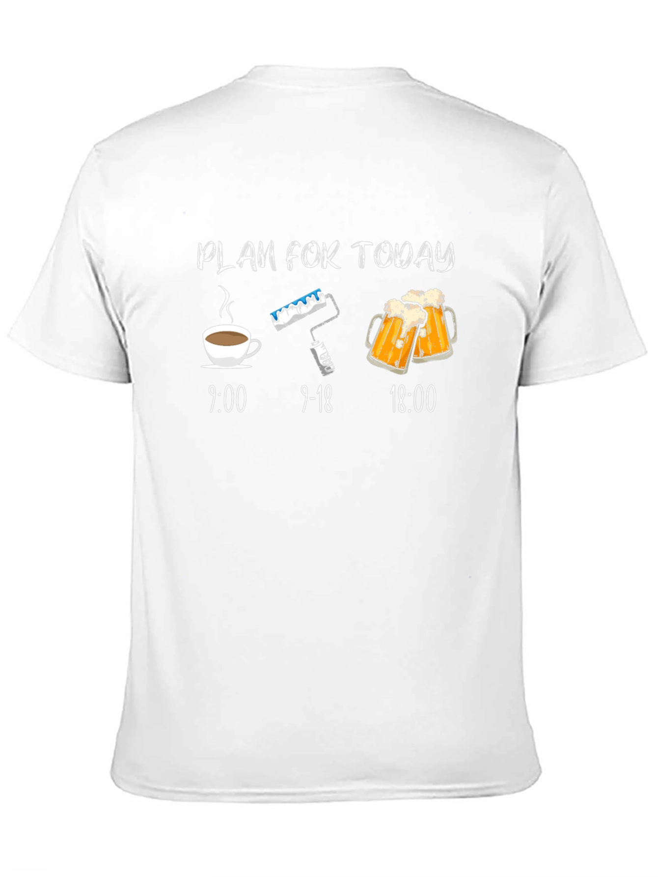 Black Plan For Today Graphic T-Shirt view 11