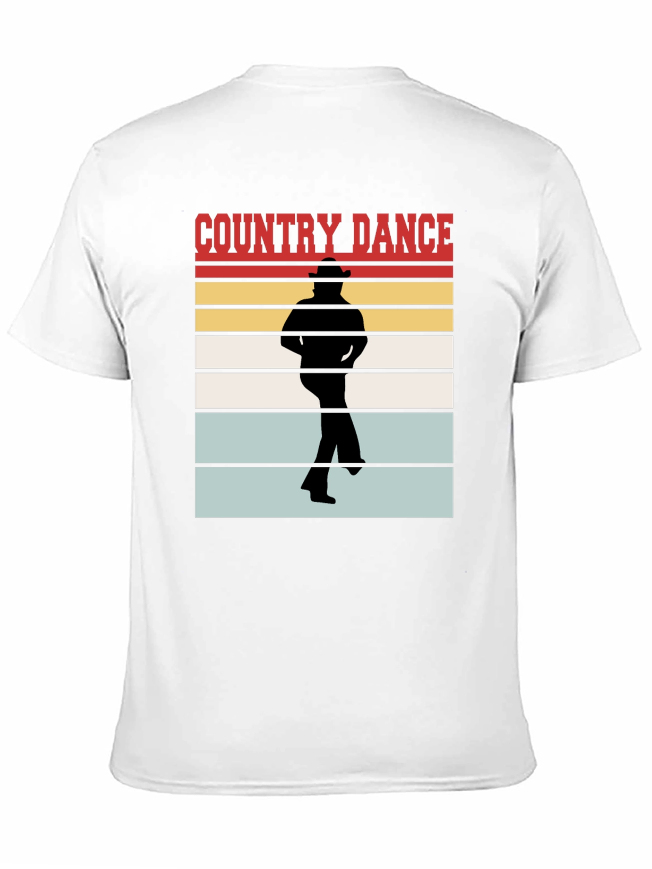 Country Dance Graphic T-Shirt - Western Style - 11