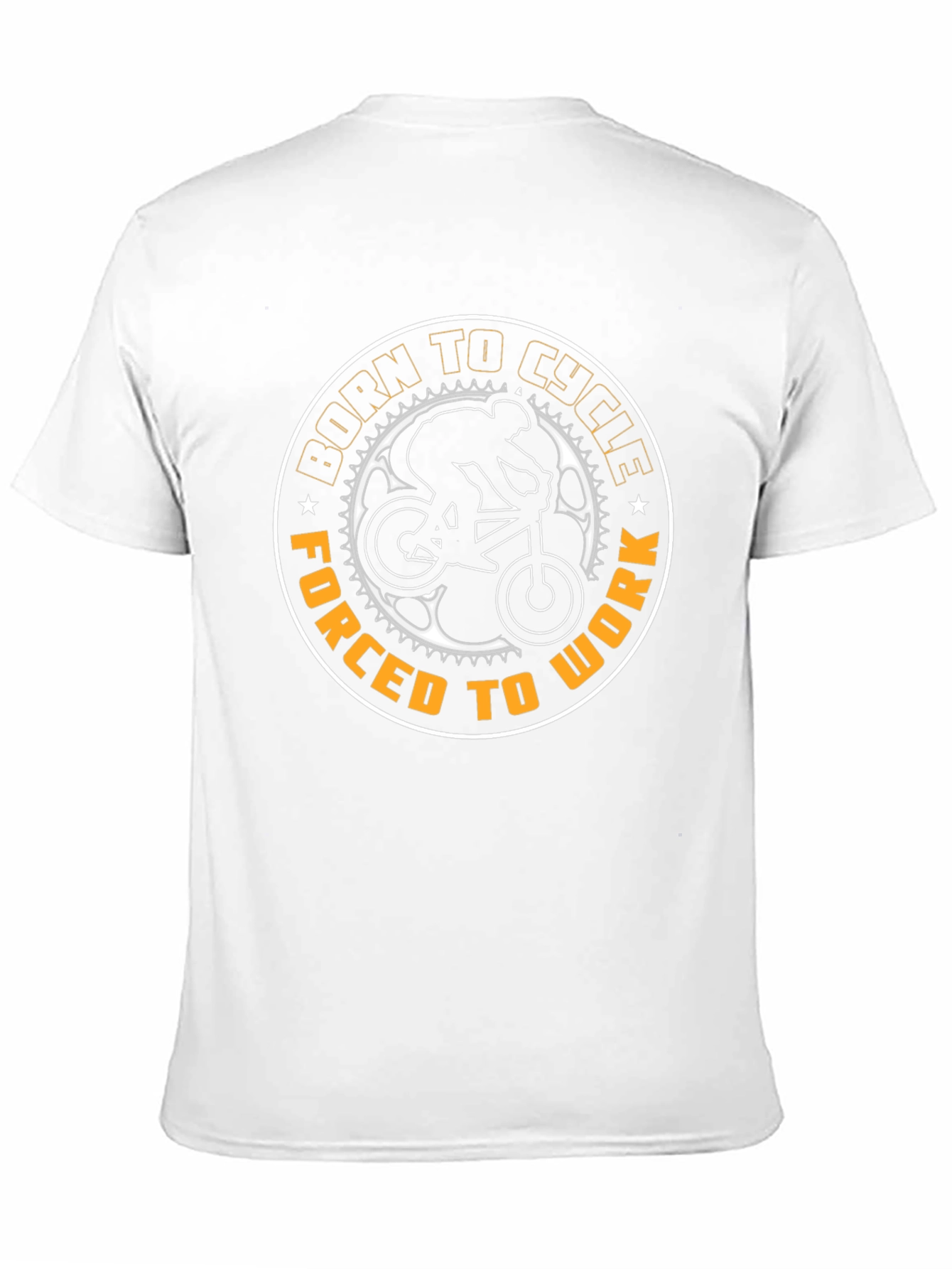 Black Born To Cycle T-Shirt view 11