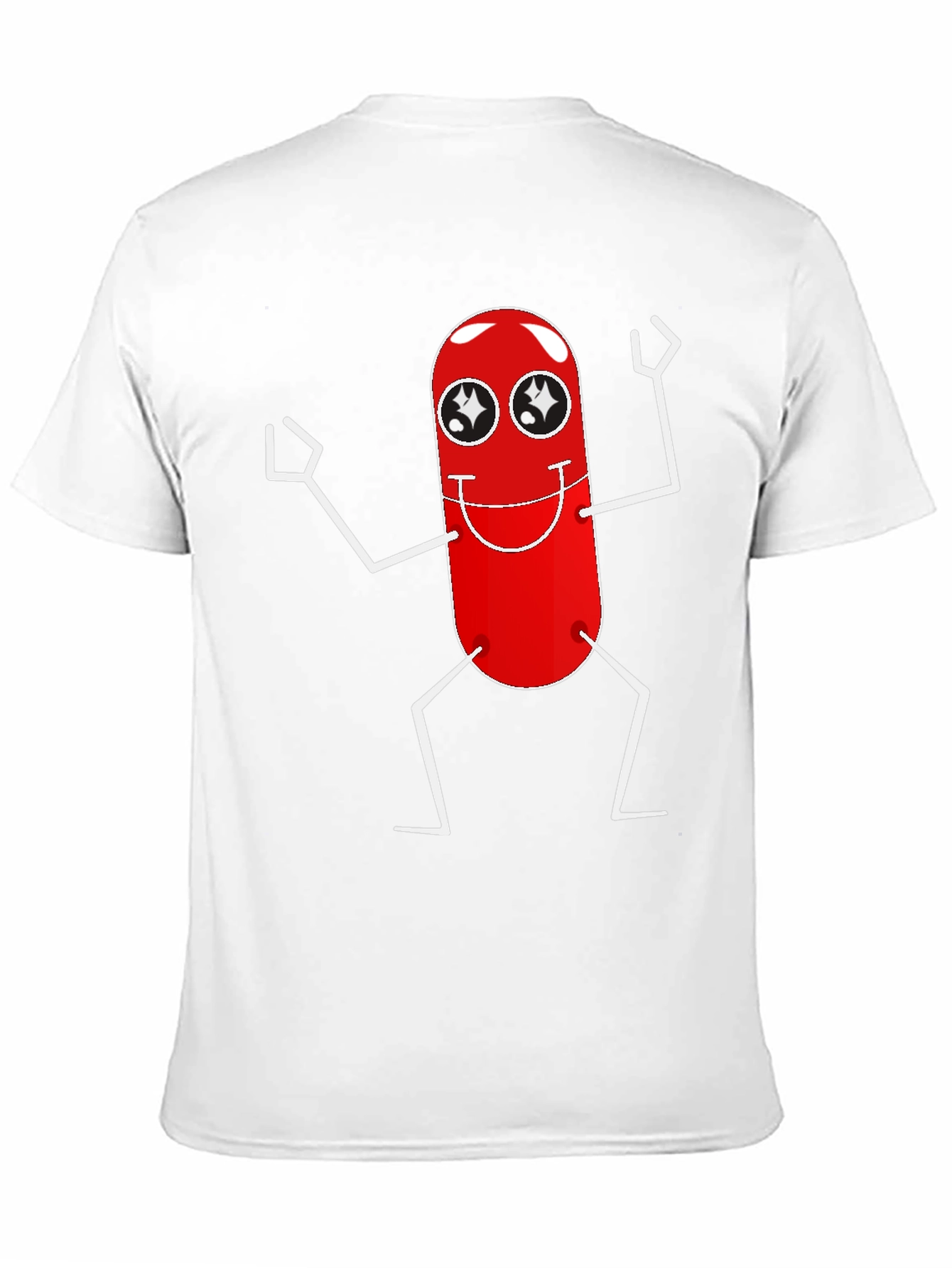 Black Cartoon Pill T-Shirt view 11