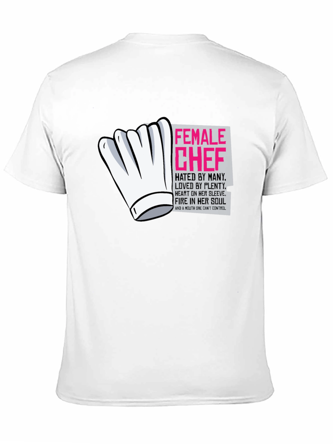 Black Female Chef Graphic T-Shirt view 11