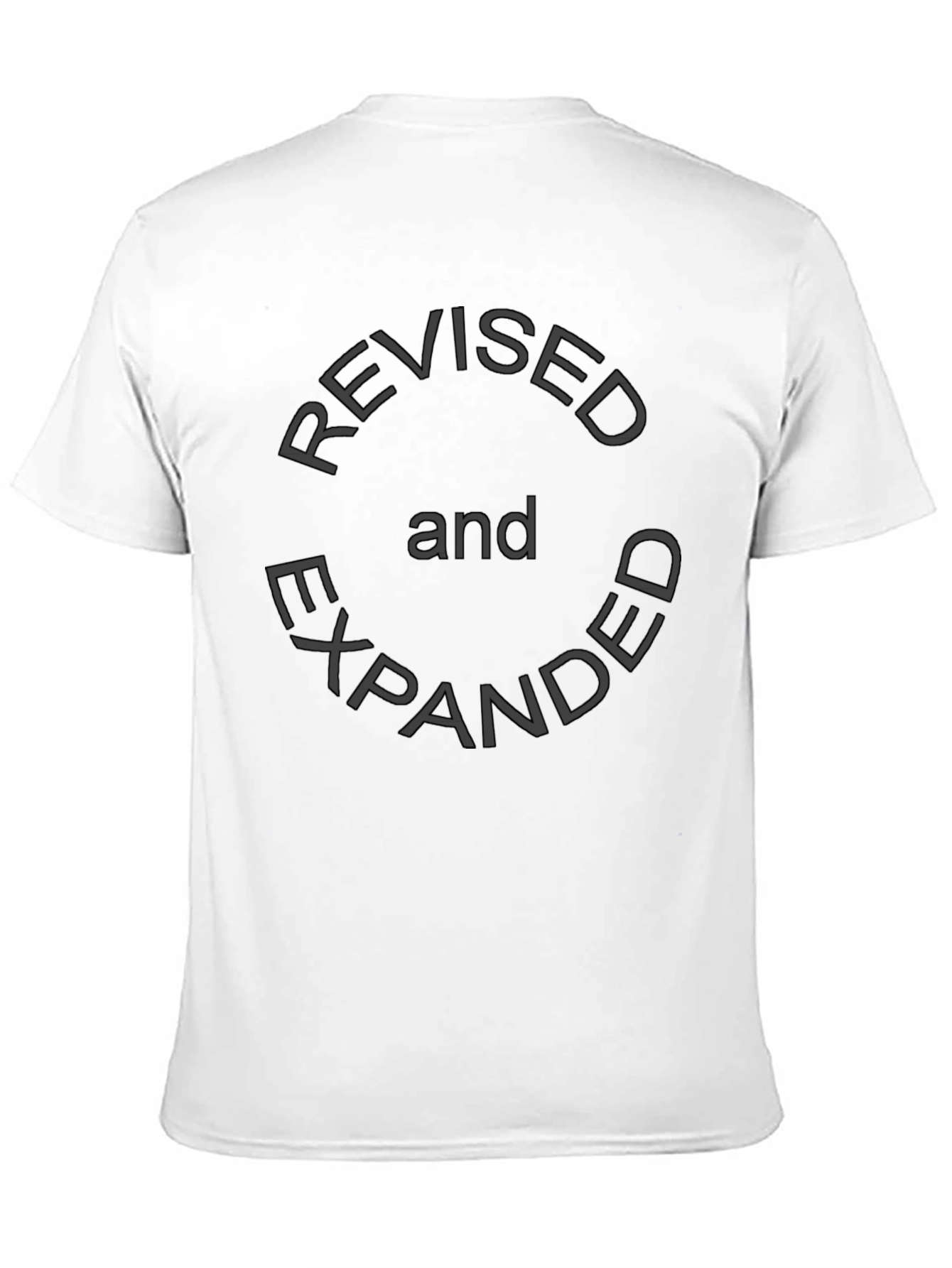 Black Revised and Expanded Graphic Tee view 11