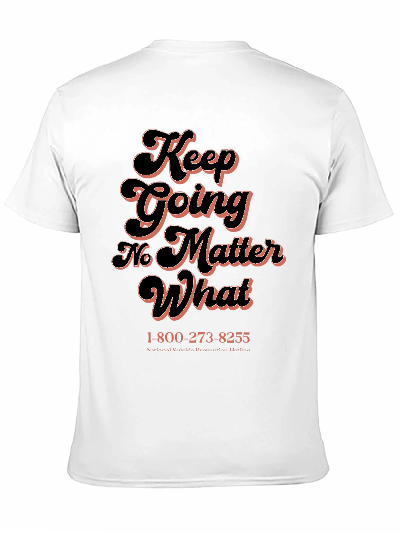 Black Keep Going Graphic T-Shirt view 11