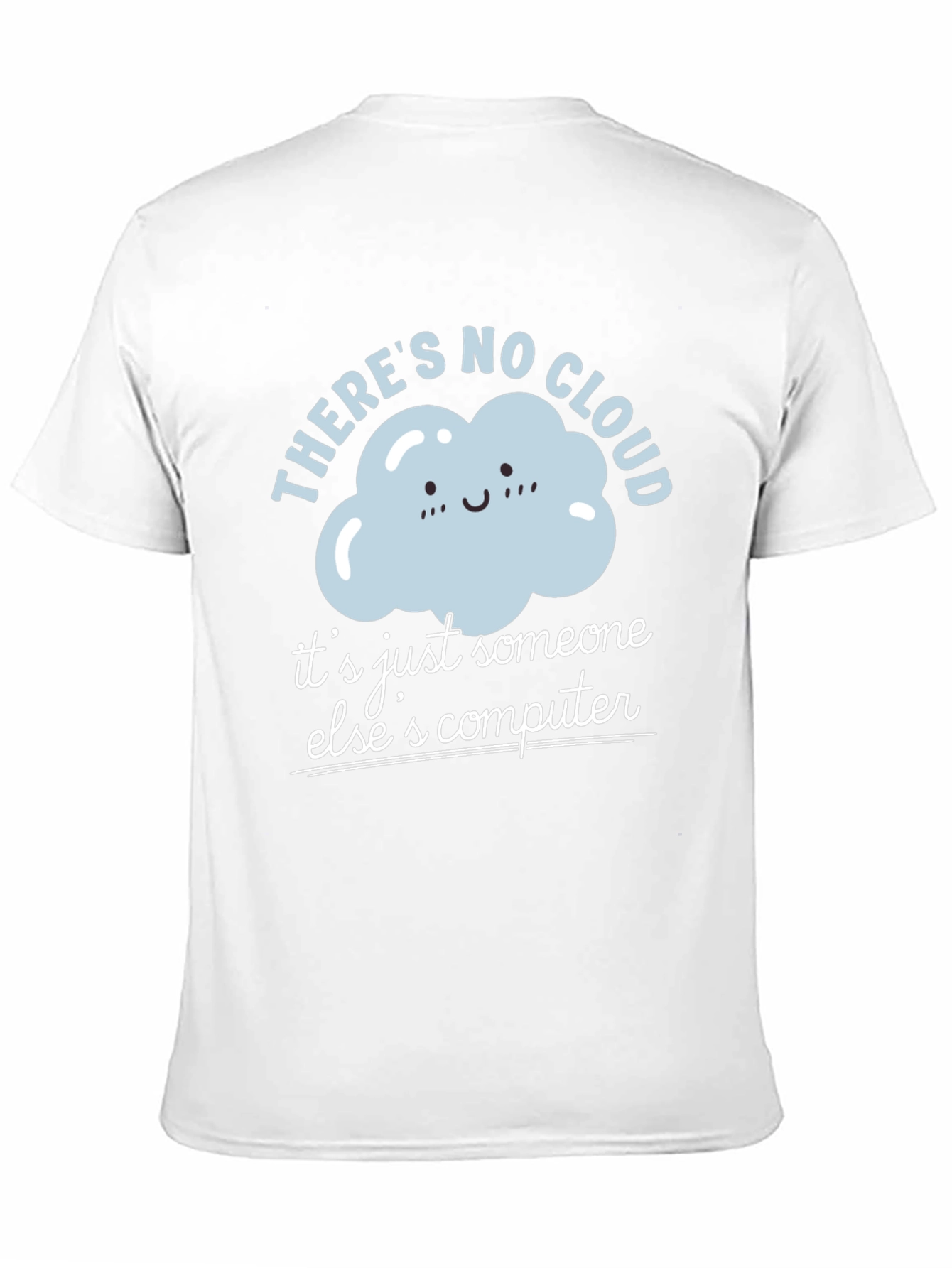 Black Funny Cloud Computing T-Shirt view 11