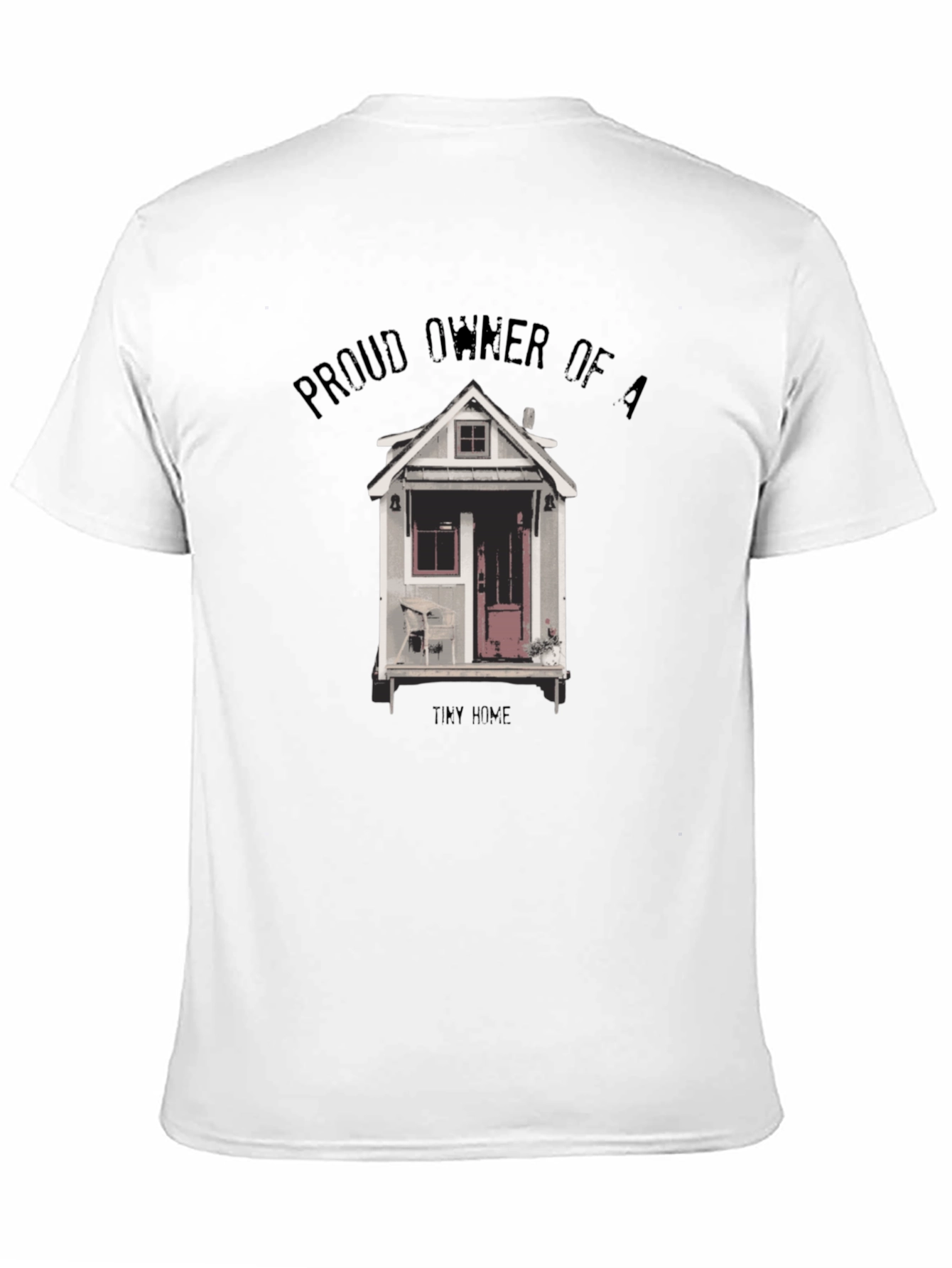 Black Proud Tiny Home Owner Graphic Tee - Black view 11