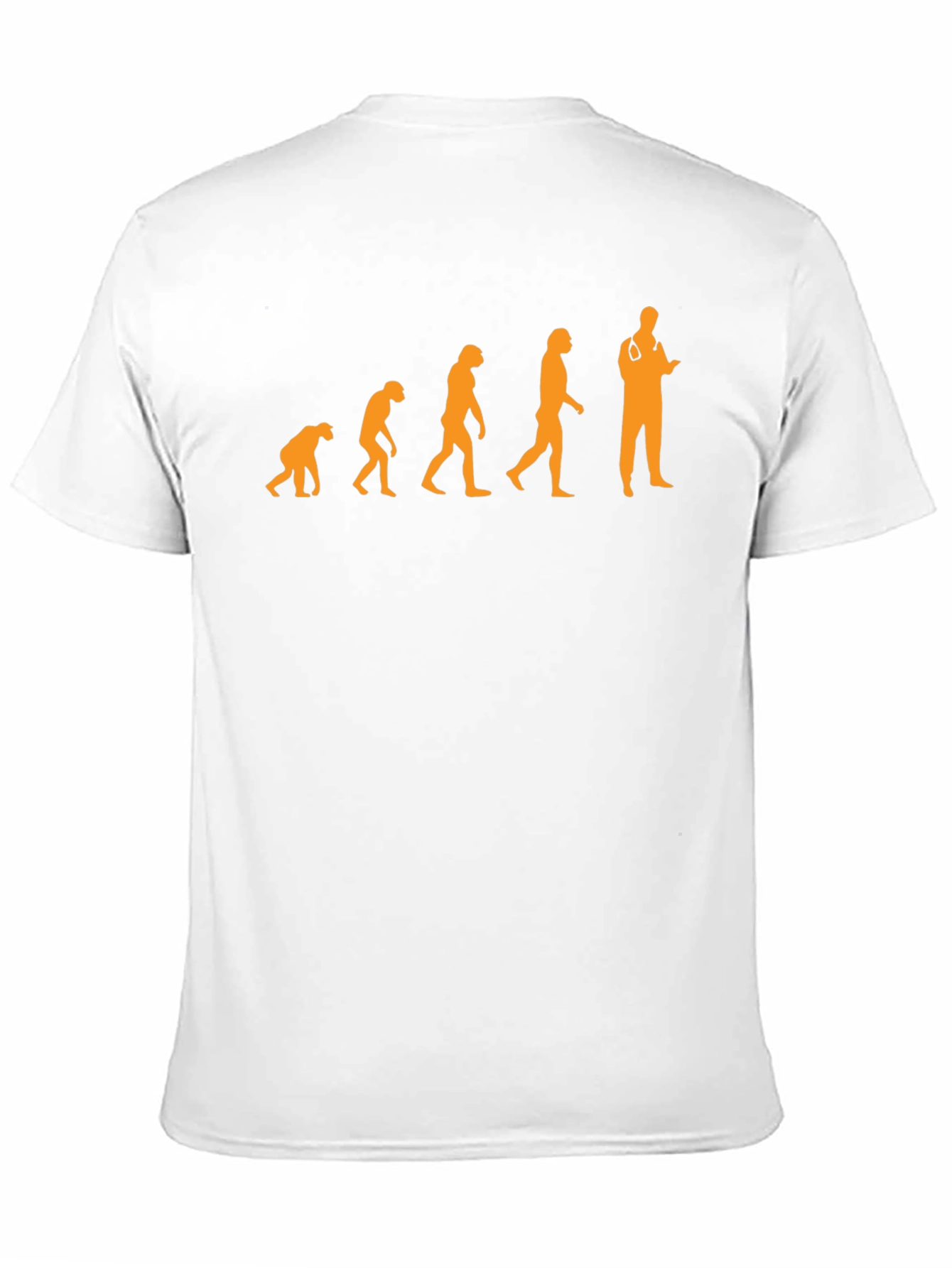 Black Evolution of Doctor T-Shirt - Black Cotton Tee view 11