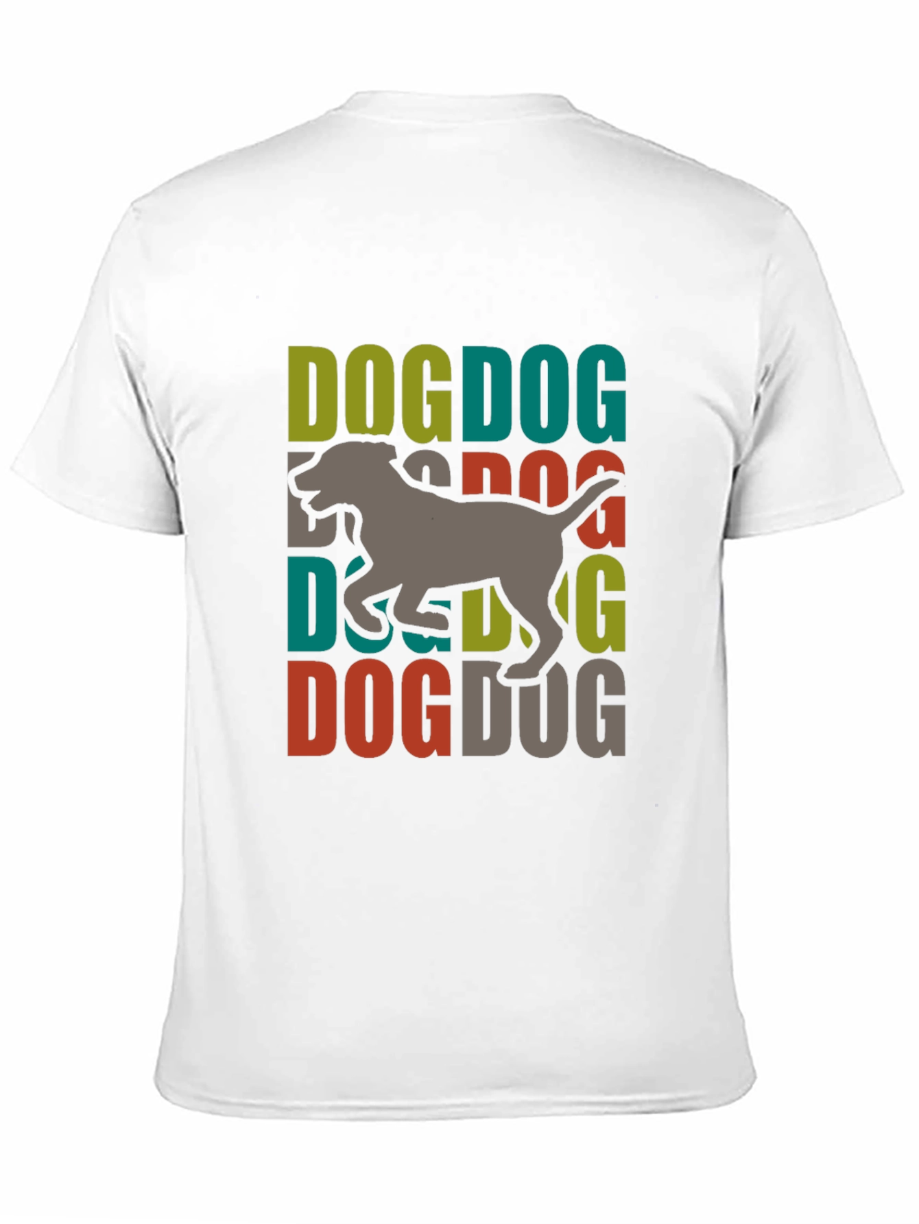 Black Dog Graphic Print Tee - Trendy Dog Lover T-Shirt view 11