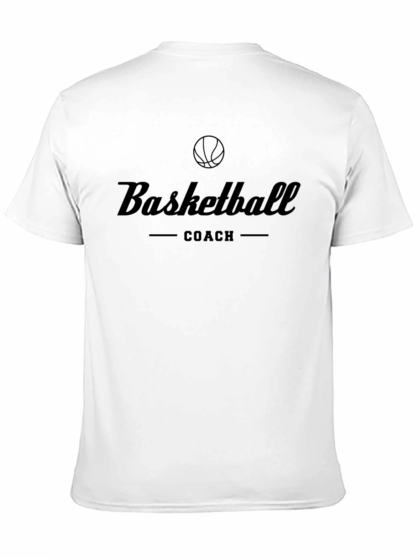 Black Basketball Coach Graphic T-Shirt - Sporty Tee view 11