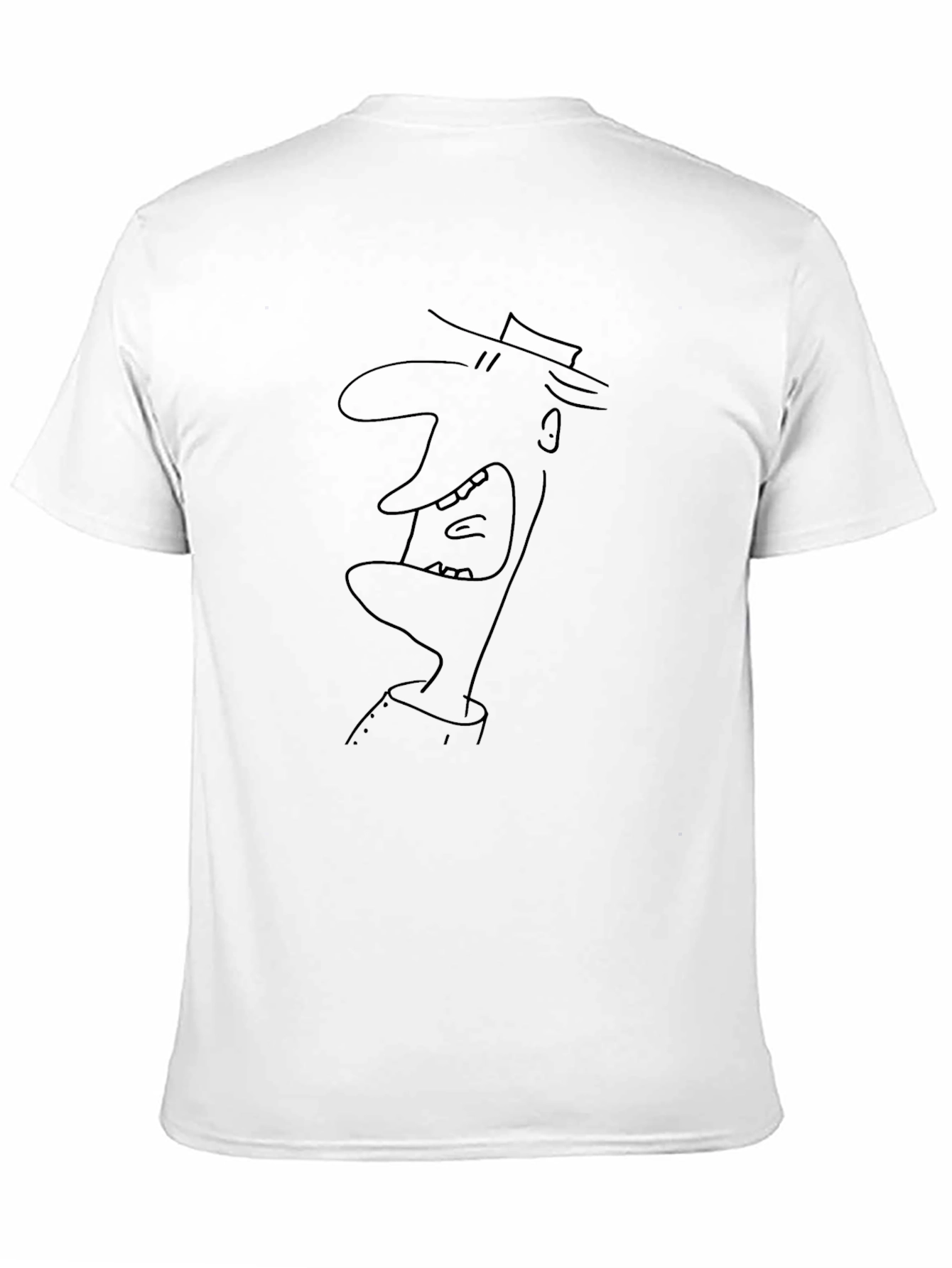 Black Cartoon Character Graphic Black T-Shirt view 11