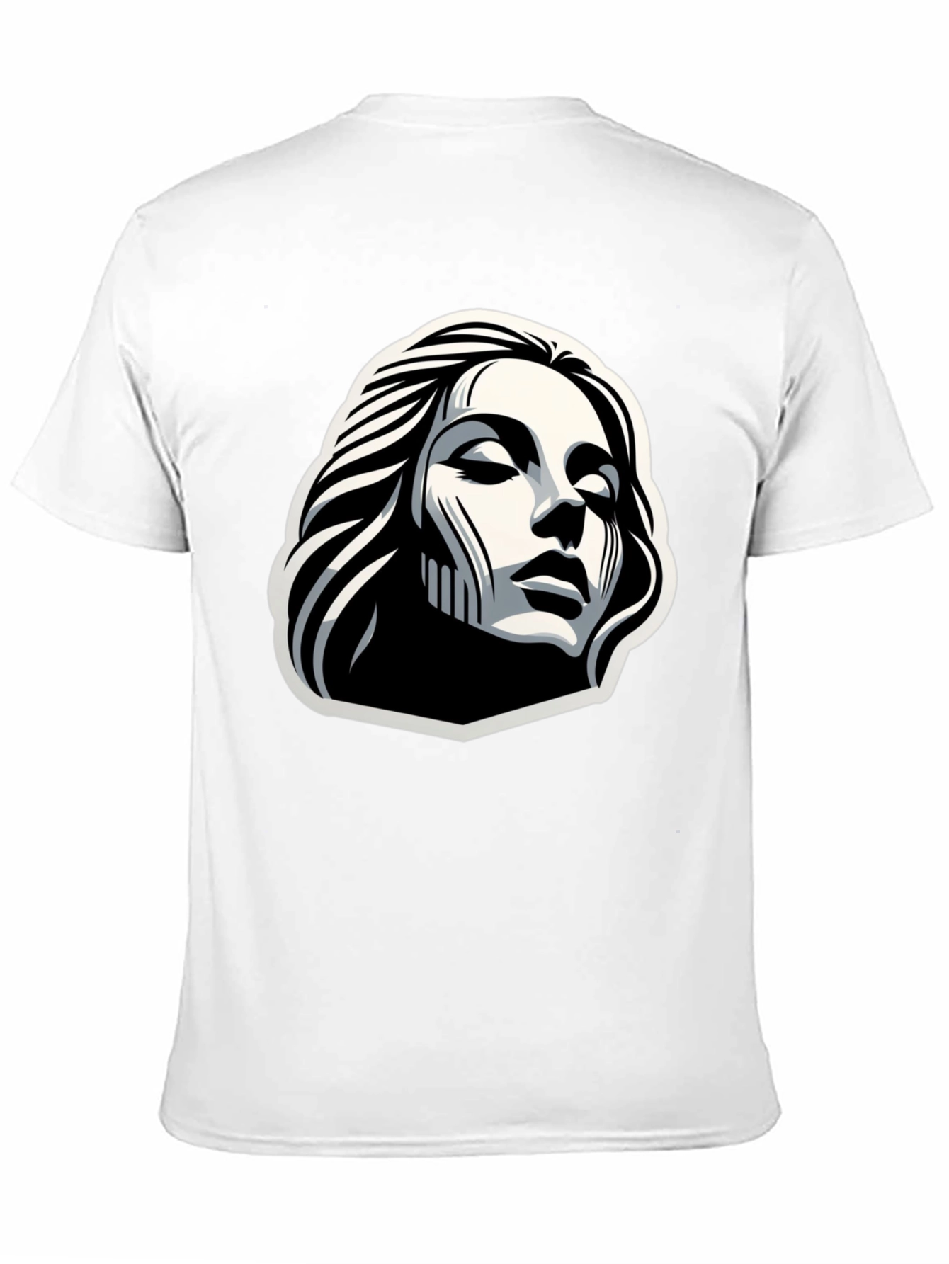 Black Monochrome Art Tee view 11