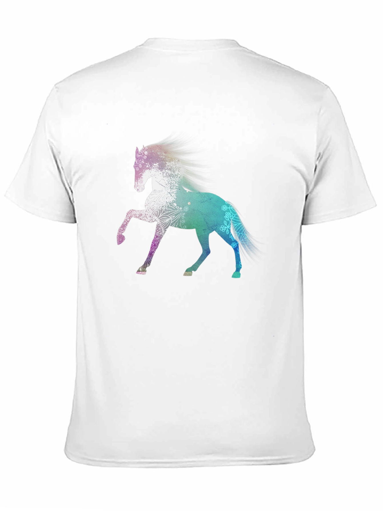 Black Horse Graphic Tee - Stylish Black Cotton Blend Shirt view 11