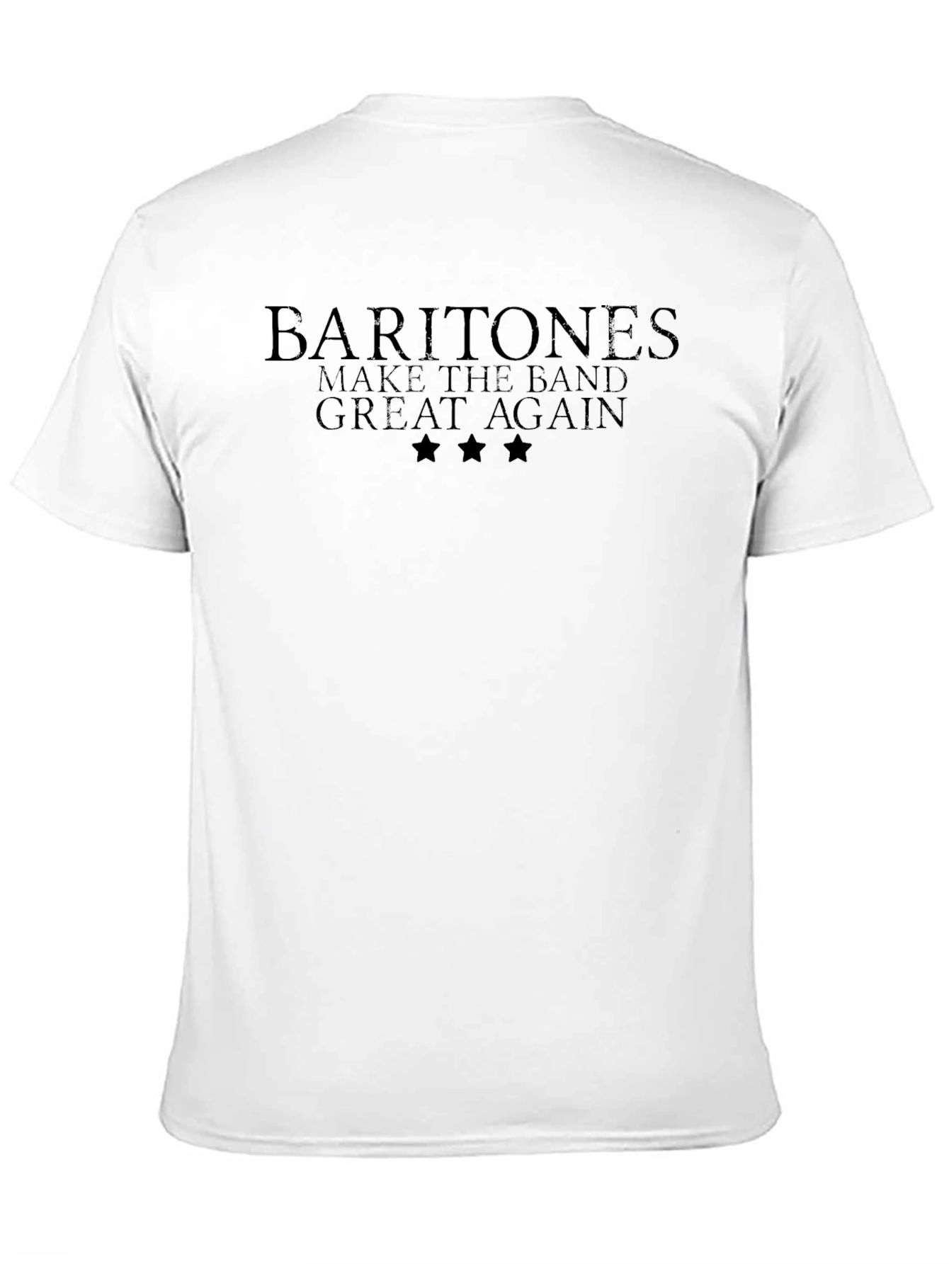 Black Baritones Make Band Great Again Black T-Shirt view 11