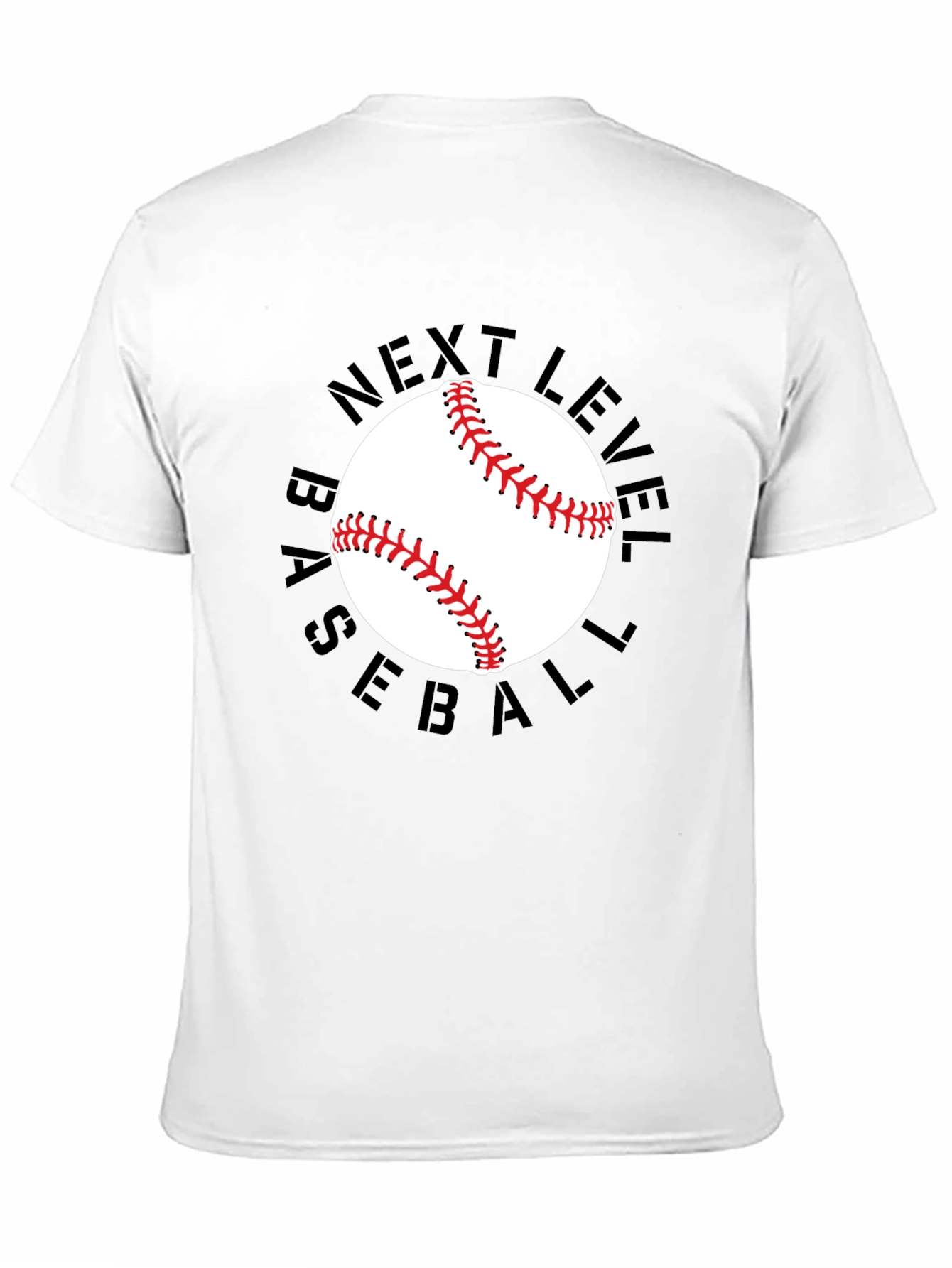 Black Next Level Baseball Graphic Tee view 11