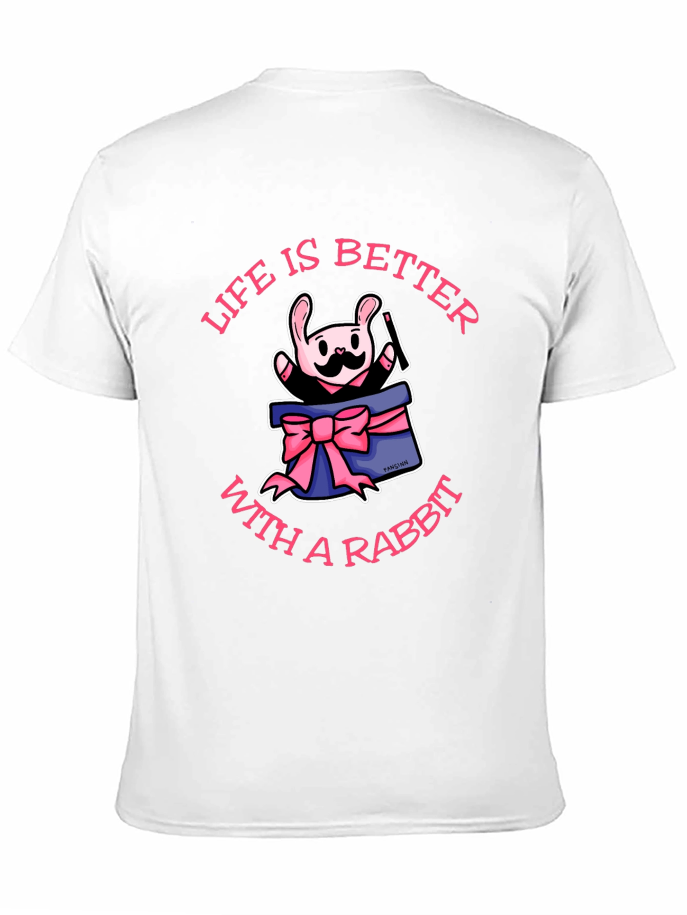 Black Life Is Better With A Rabbit T-Shirt view 11