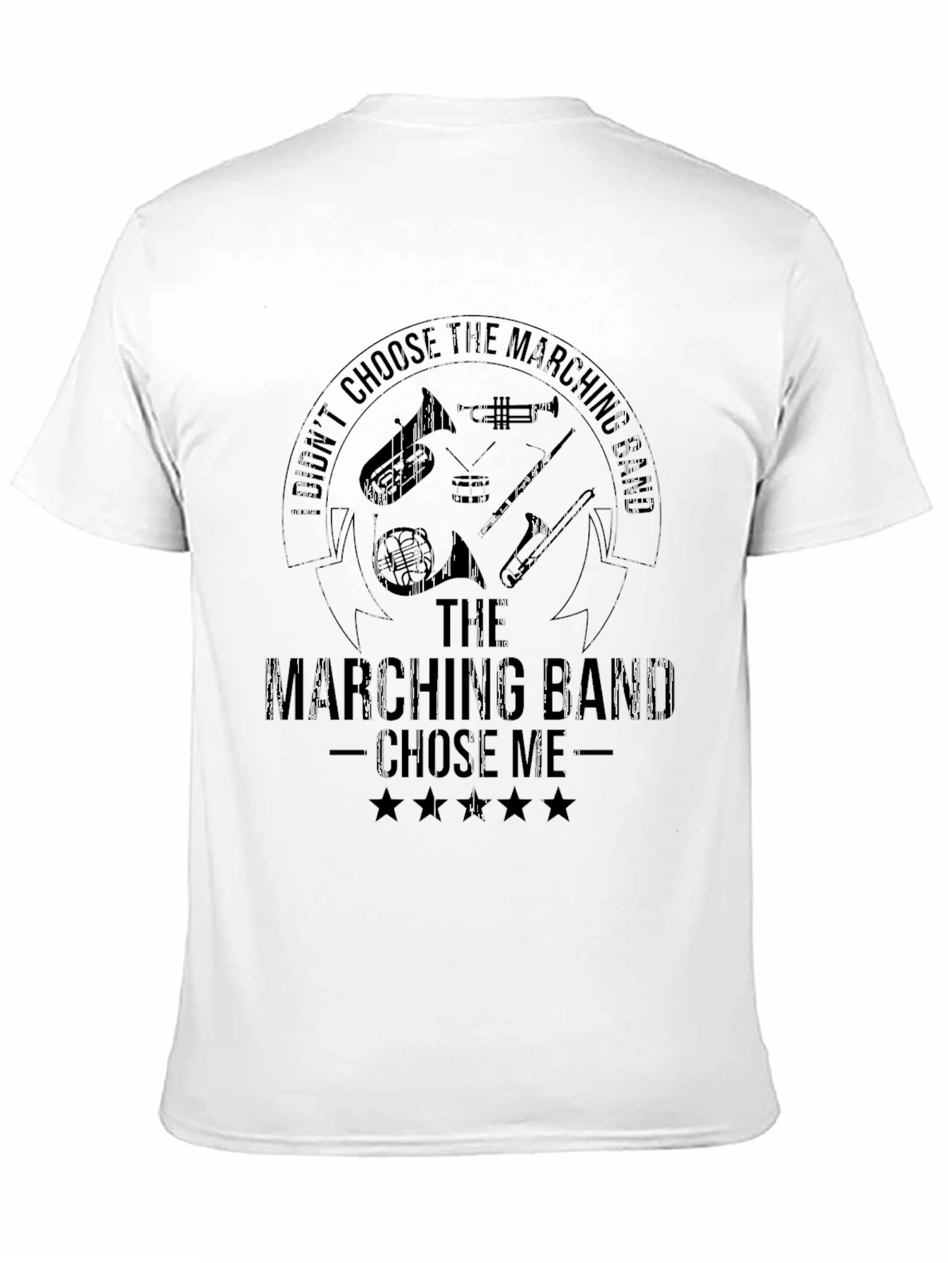 Black Marching Band T-Shirt - "I Didn't Choose..." view 11