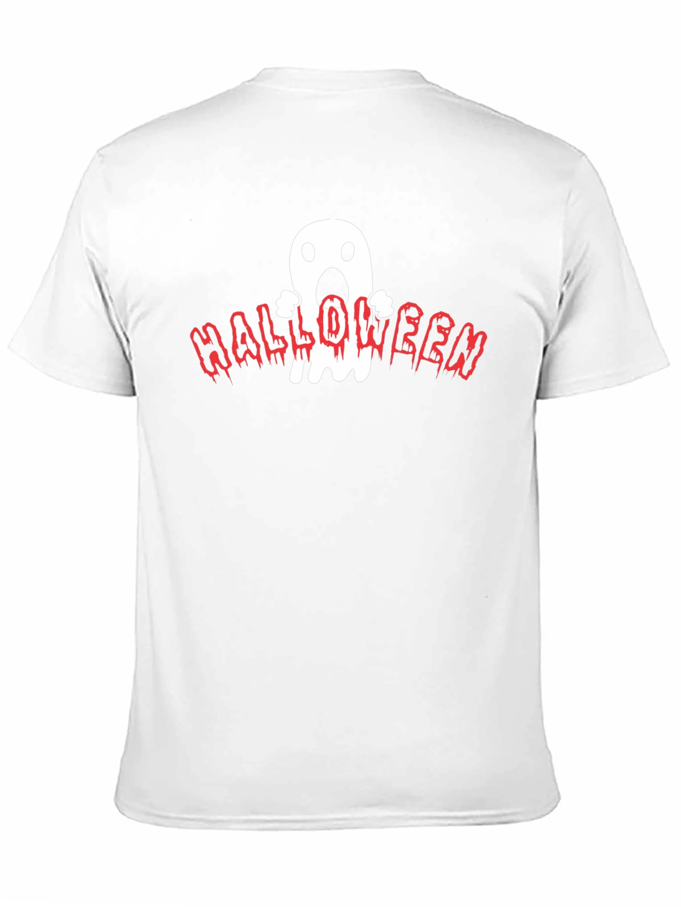 Black Halloween Ghost Graphic T-Shirt view 11