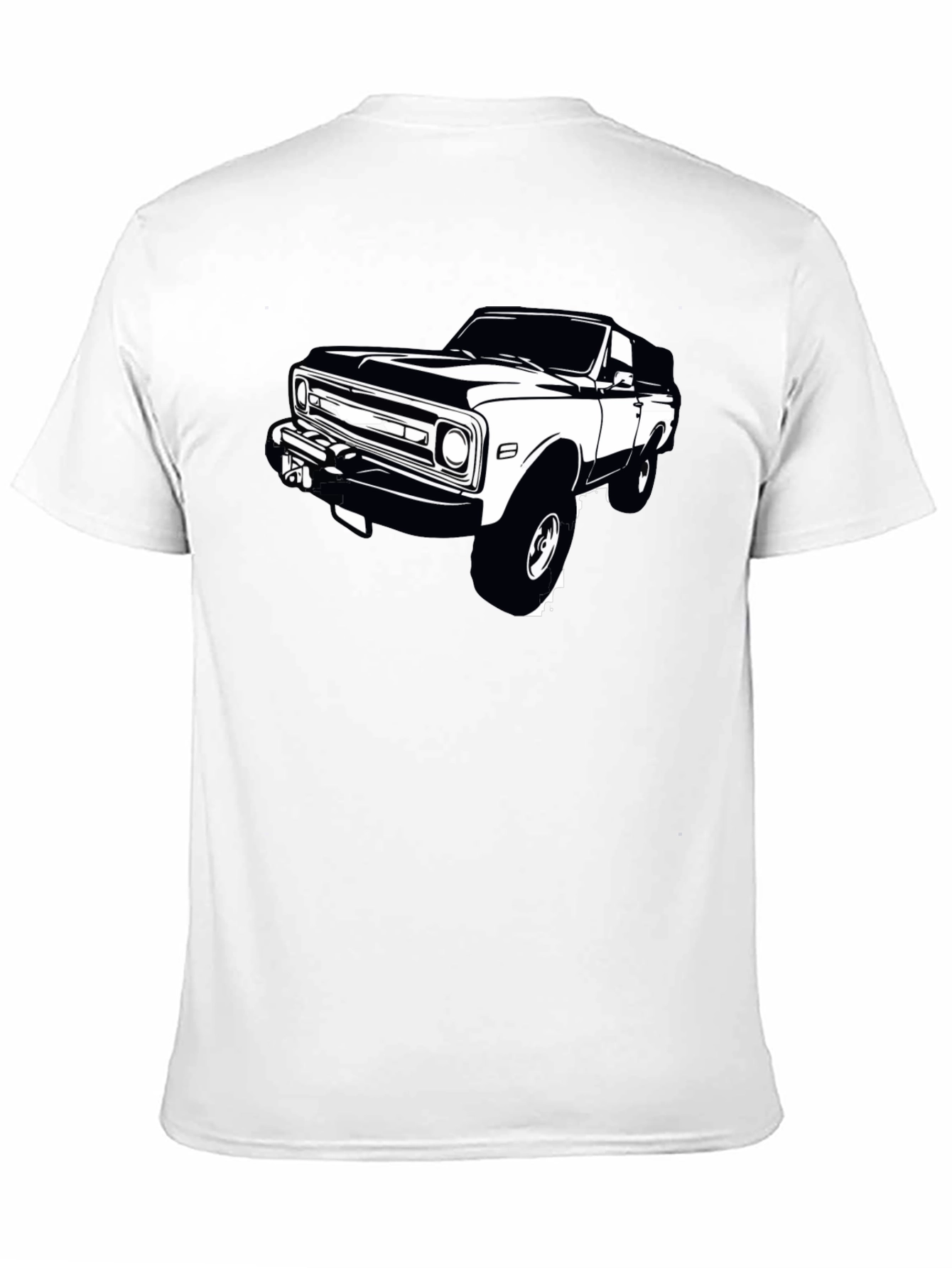 Black Classic Truck Graphic Tee - Black view 11