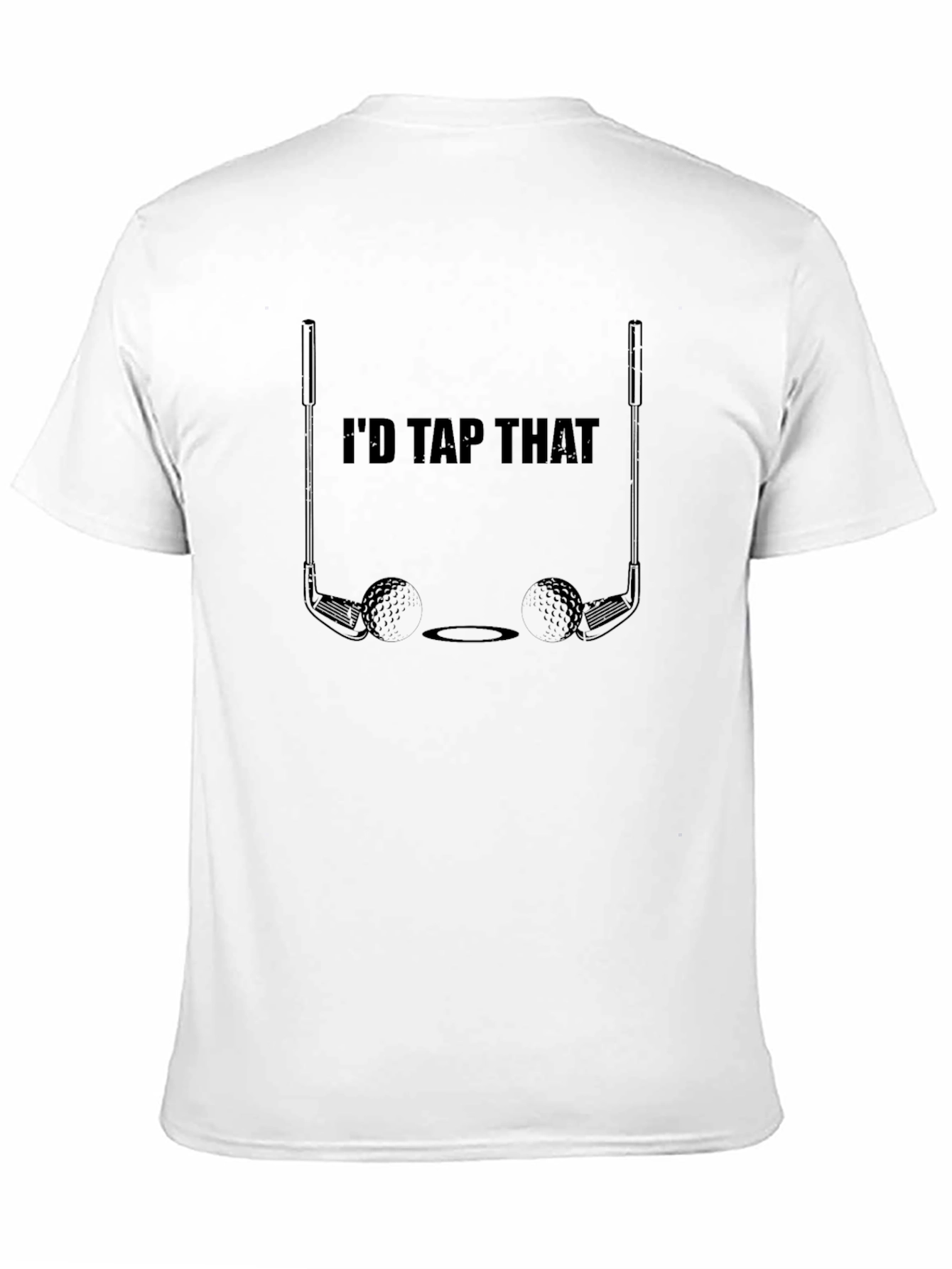 Black I'd Tap That Golf T-Shirt - Funny Golfer Tee view 11